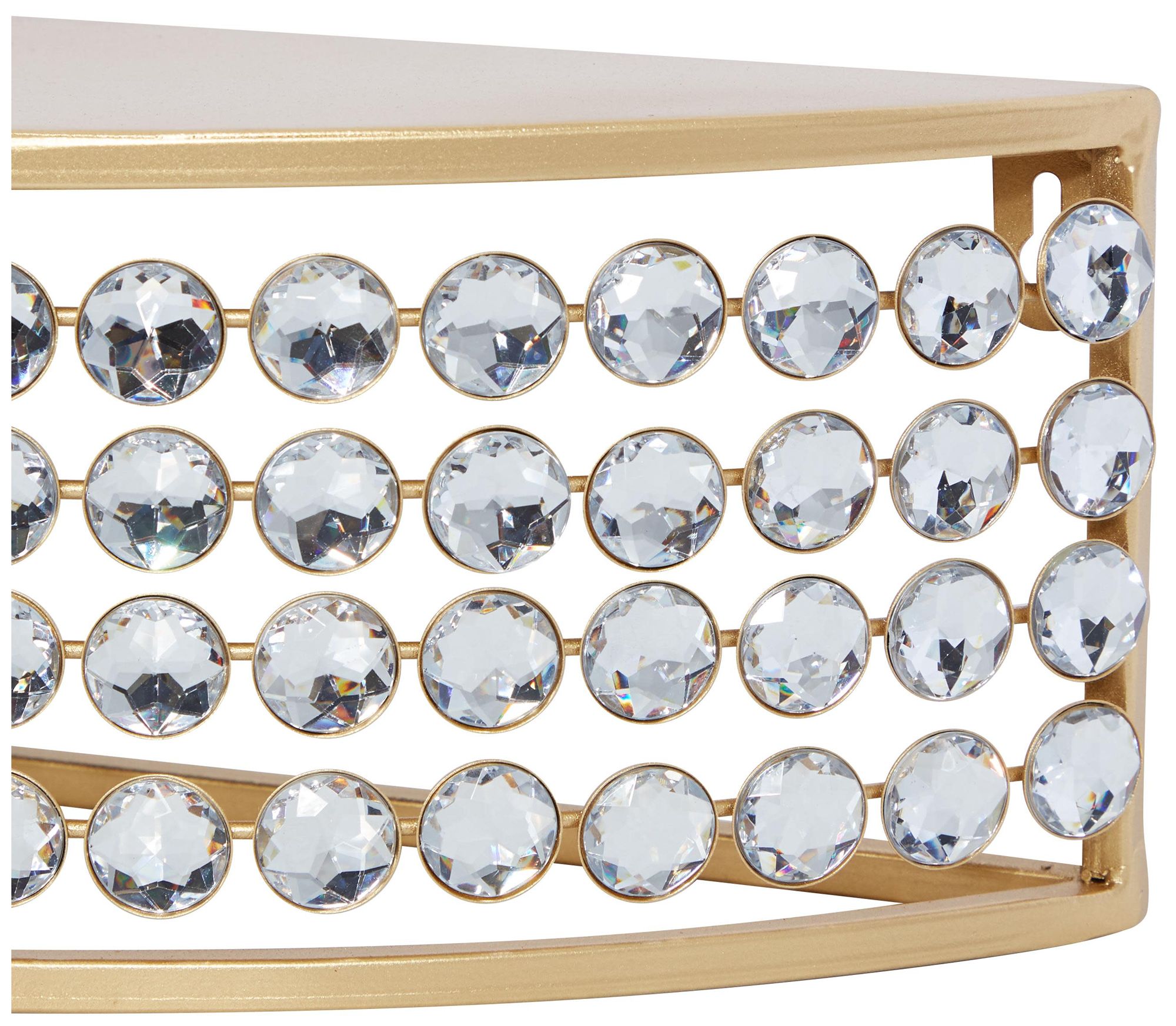 Image 2 Gold Metal Contemporary Wall Shelf, S/2 5", 5"H more views