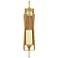 Gold Metal Farmhouse Wall Sconce, 6" x 8" x 24"