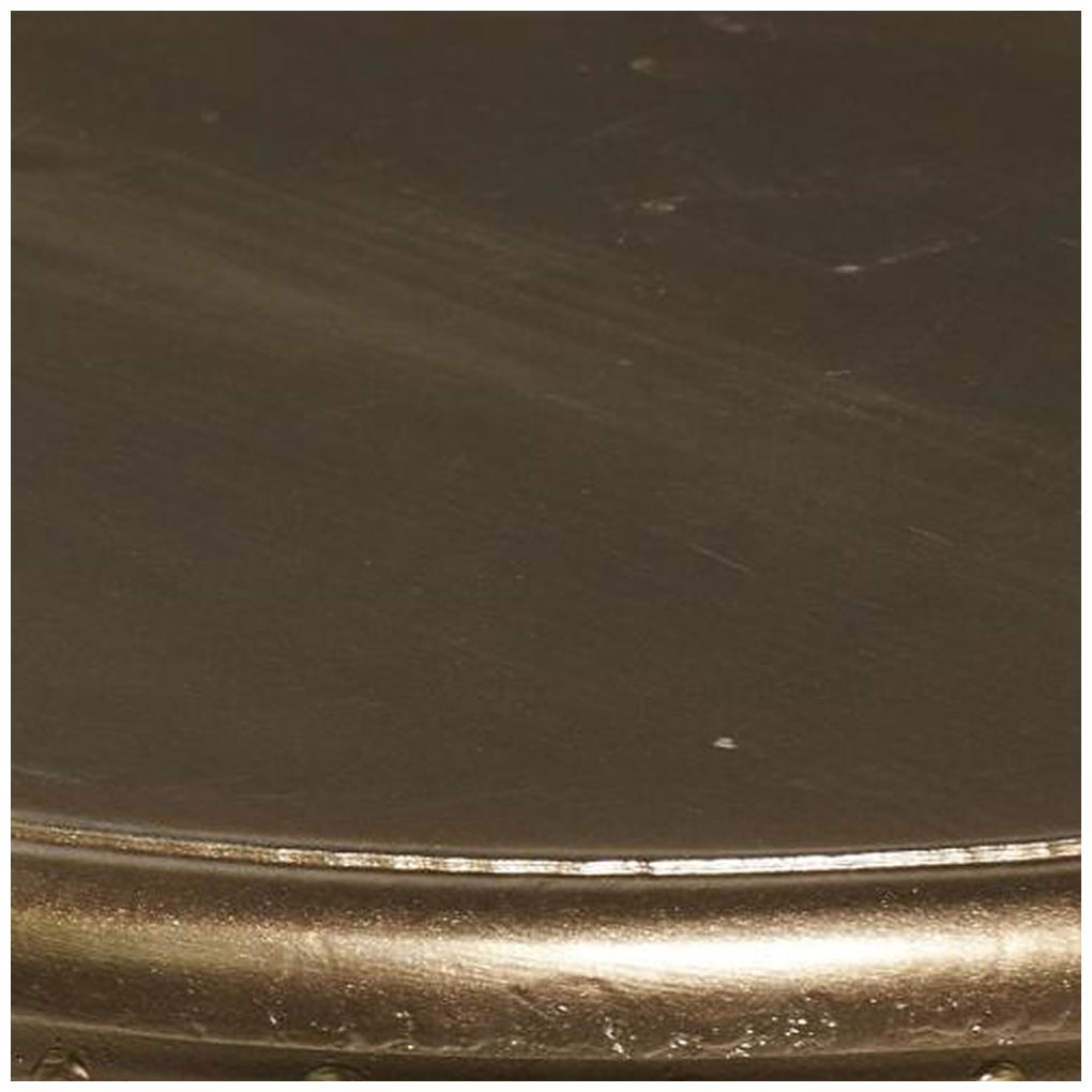 Image 7 Gold Metal Glam Accent Table, 16" x 16" x 19" more views