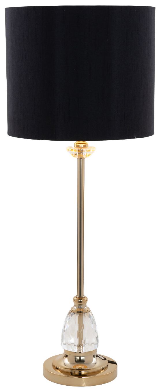 Gold Metal Glam Buffet Lamp, 12" x 12" x 31"