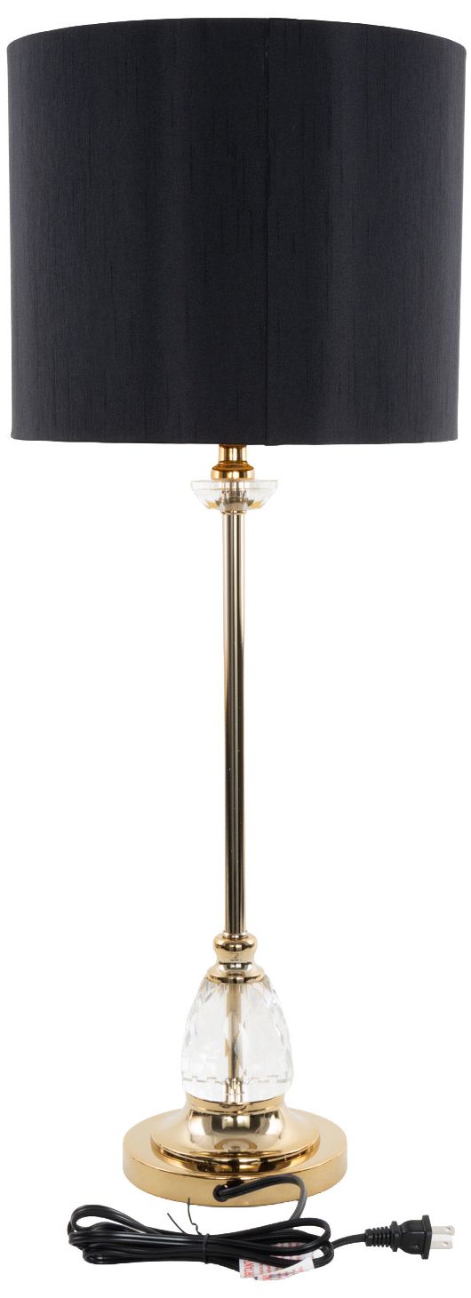 Image 5 Gold Metal Glam Buffet Lamp, 12" x 12" x 31" more views