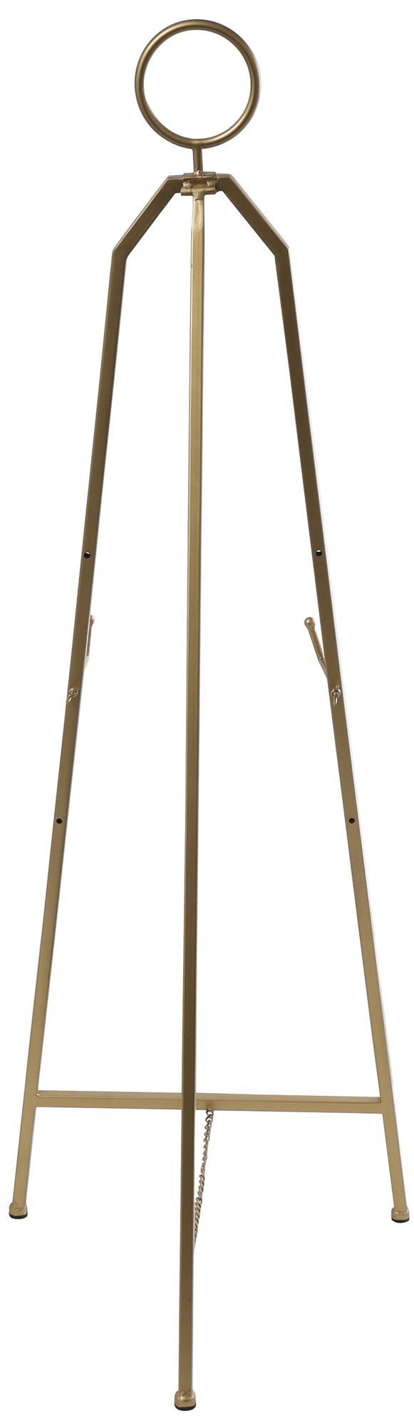 Image 5 Gold Metal Glam Easel, 18" x 18" x 52" more views