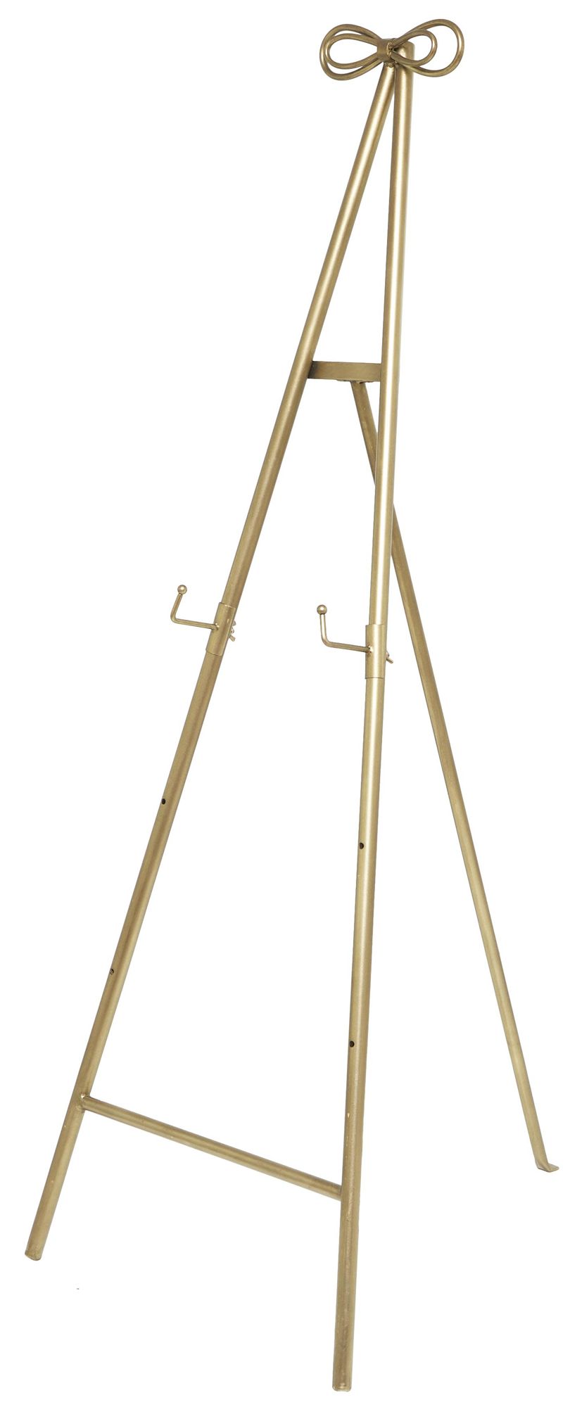 Image 2 Gold Metal Glam Easel, 20" x 27" x 53"