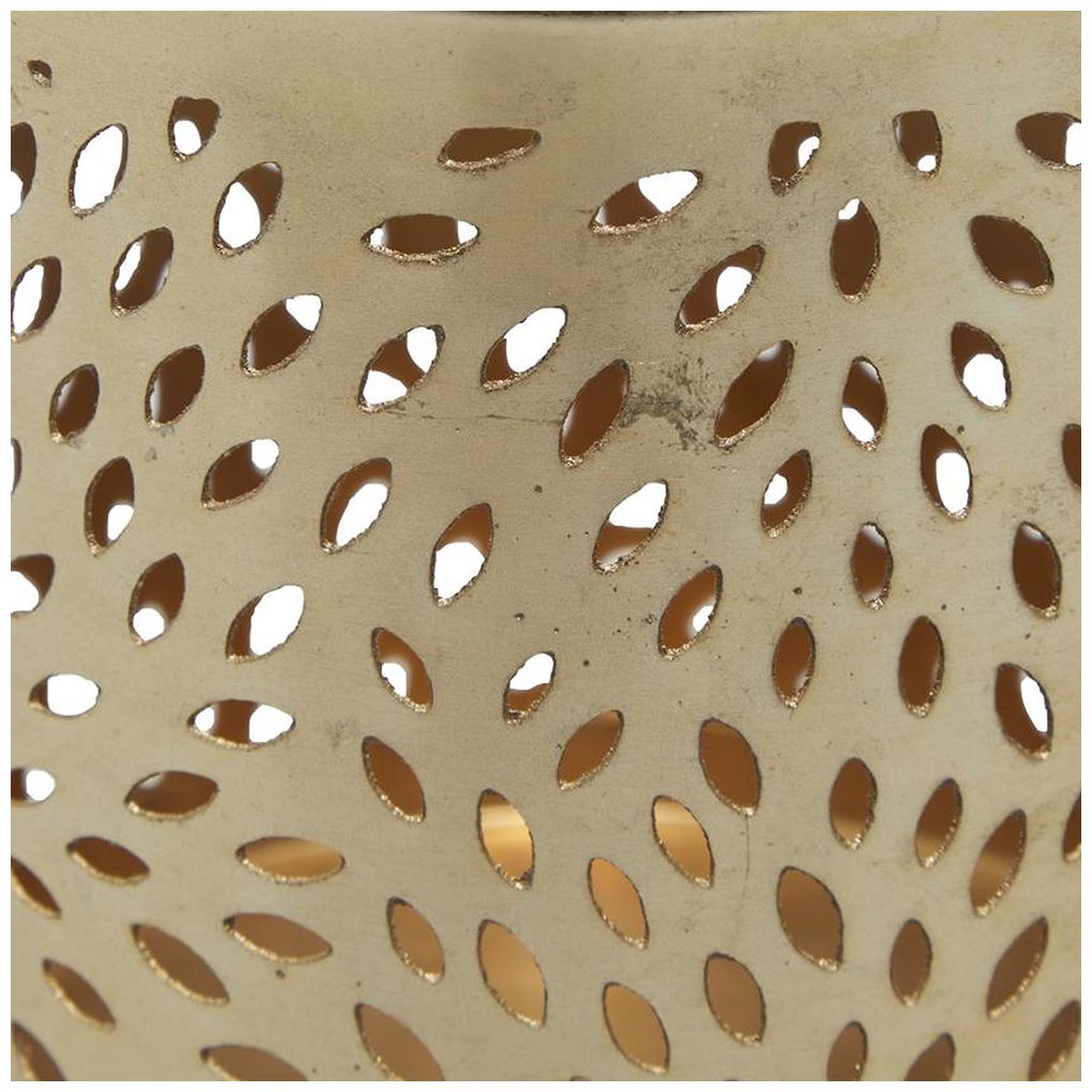 Image 6 Gold Metal Glam Pencil Cup, 4" x 4" x 4" more views