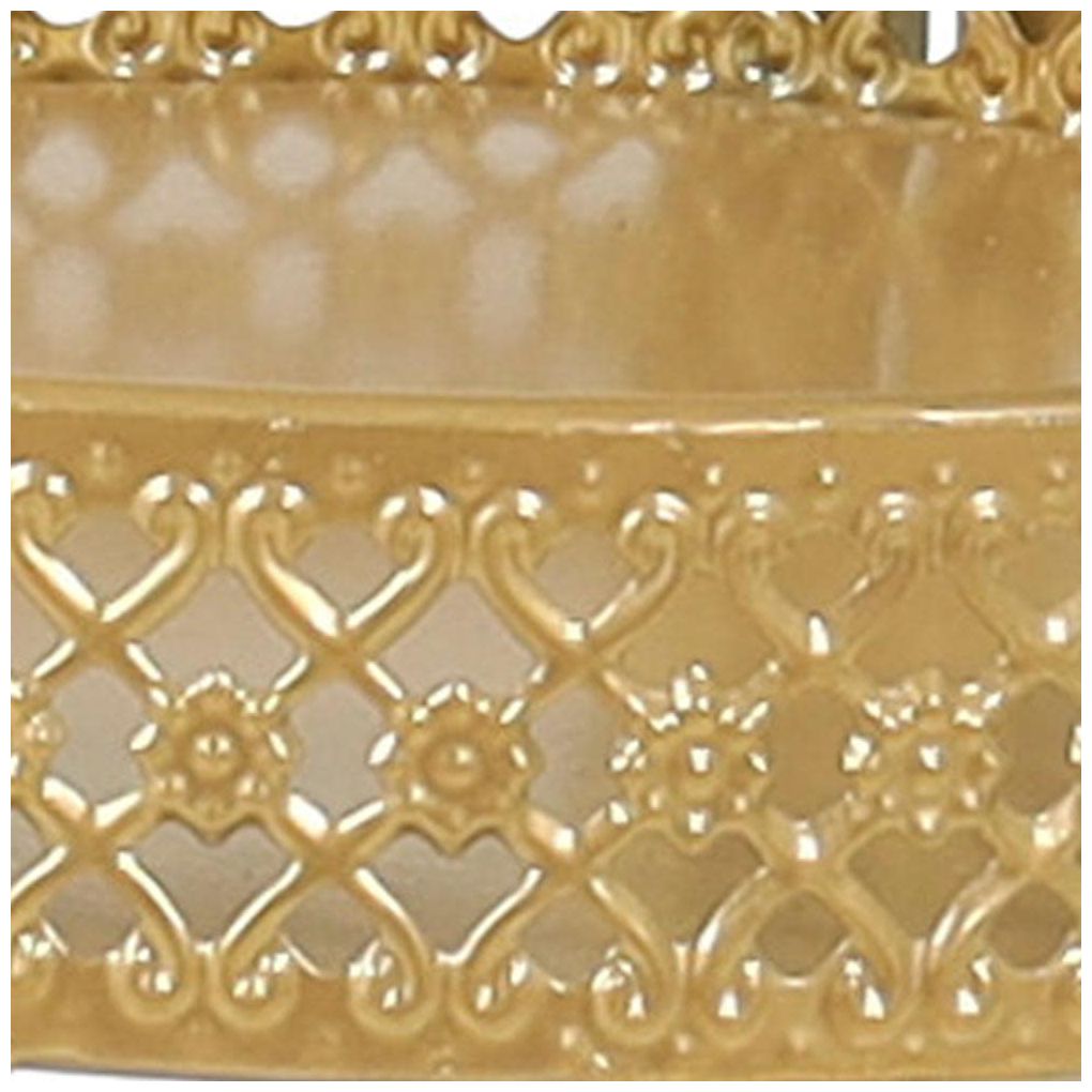 Gold Metal Glam Plantstand, 17" x 17" x 20"