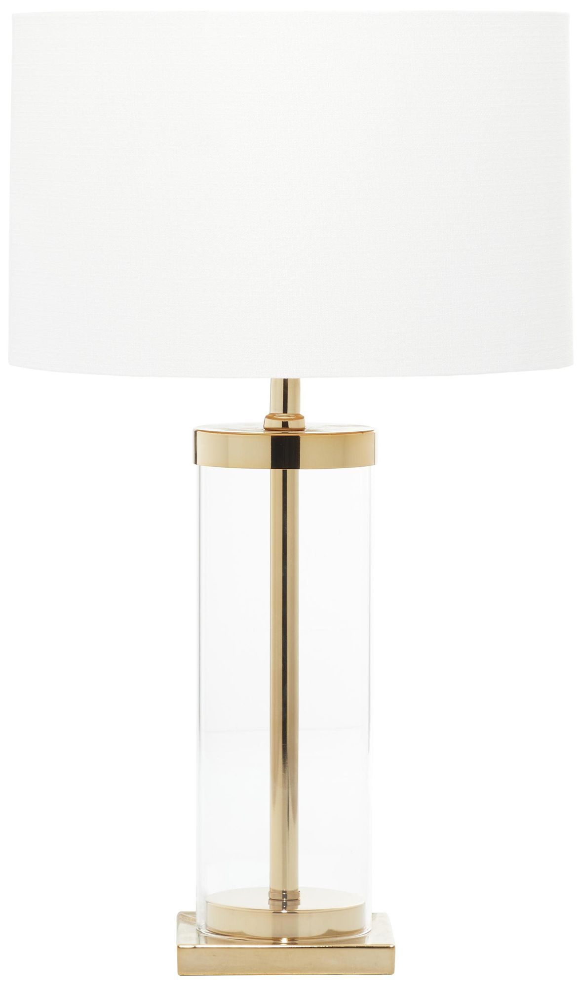 Gold Metal Glam Table Lamp, 14" x 14" x 24"