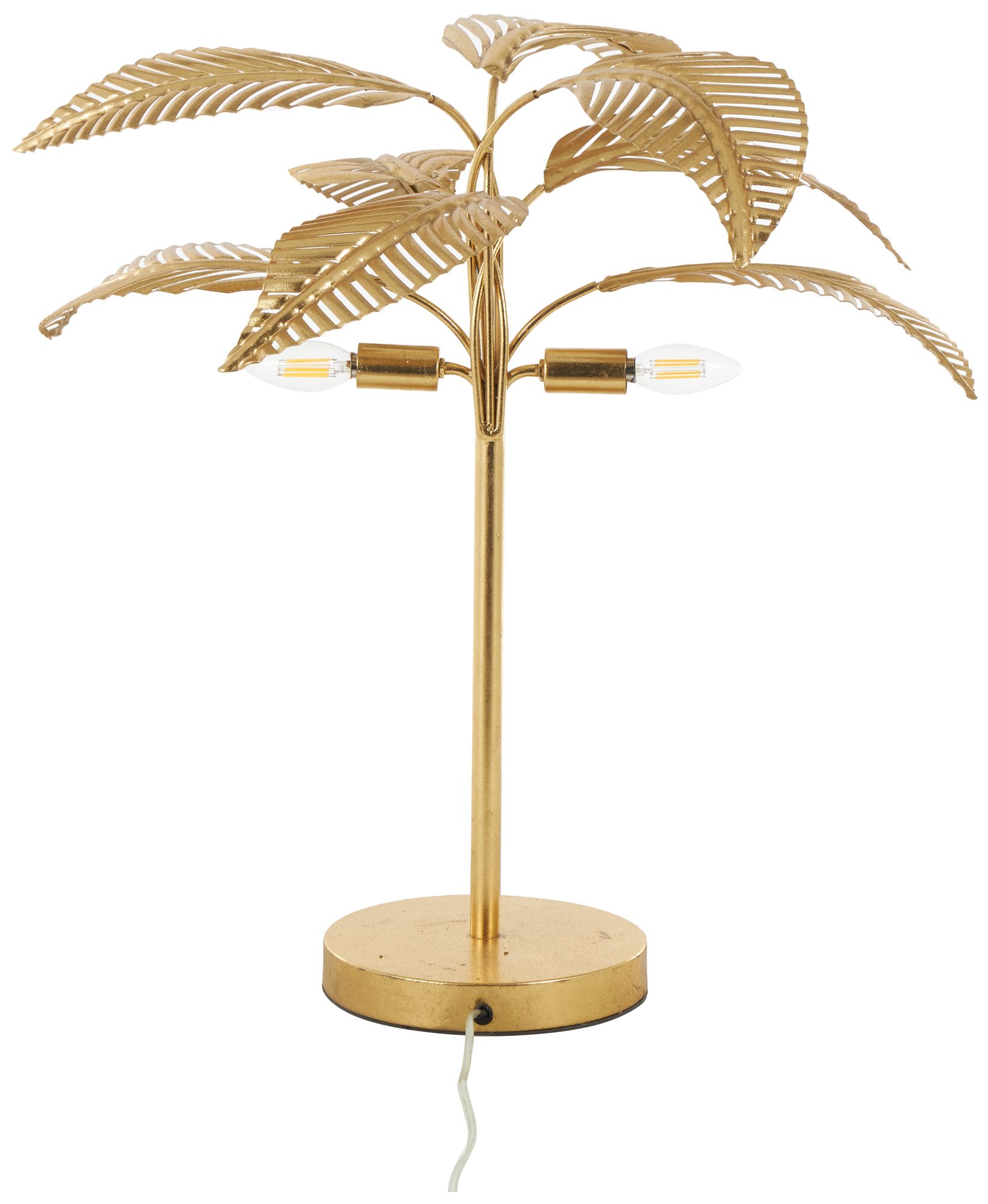 Image 5 Gold Metal Glam Table Lamp, 27" x 25" x 26" more views