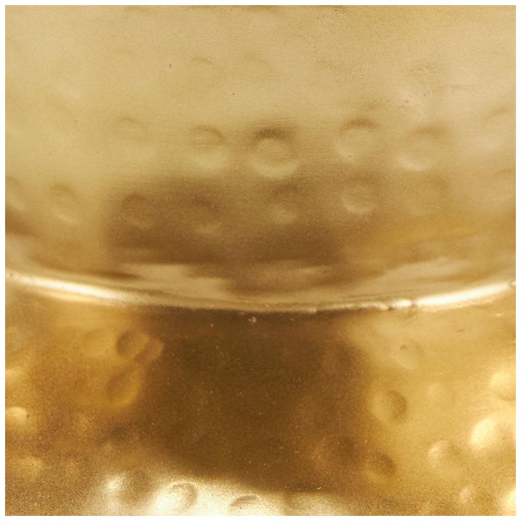 Gold Metal Glam Vase, 10" x 10" x 13"