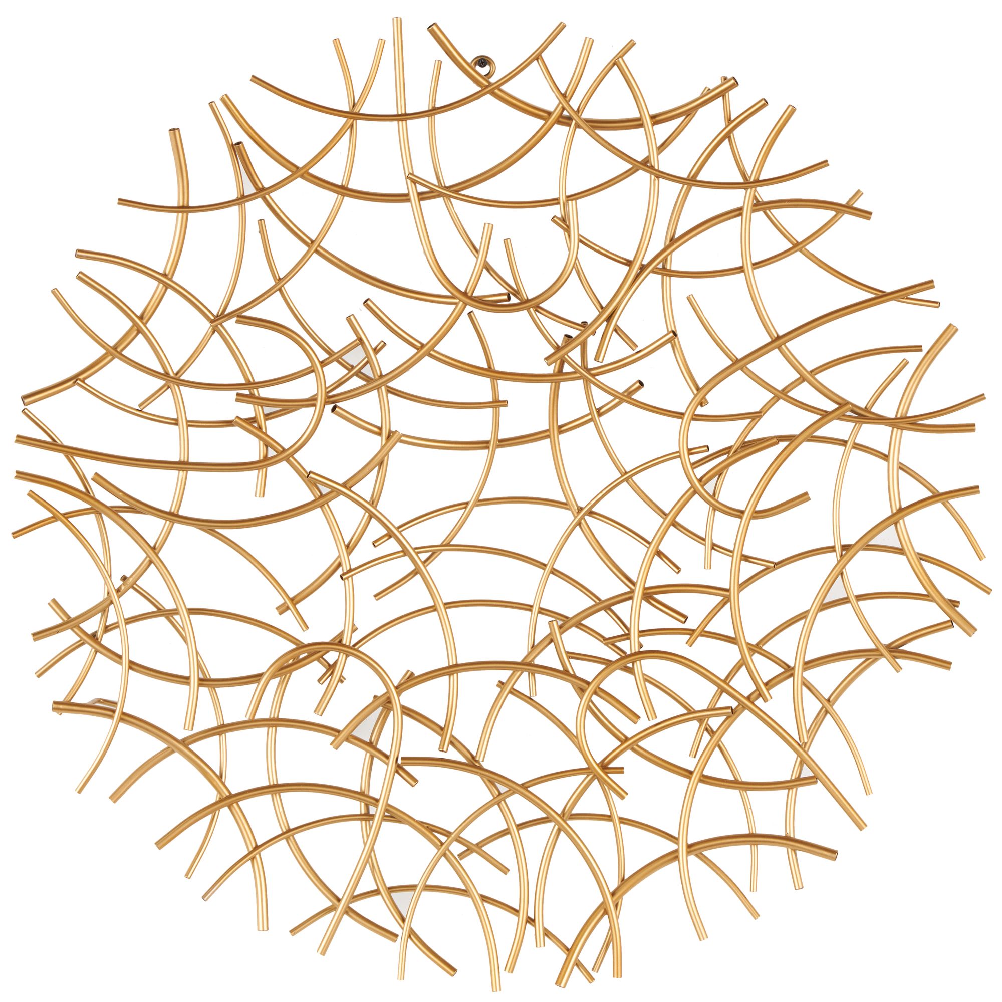 Image 2 Gold Metal Glam Wall Decor, 33" x 3" x 33"