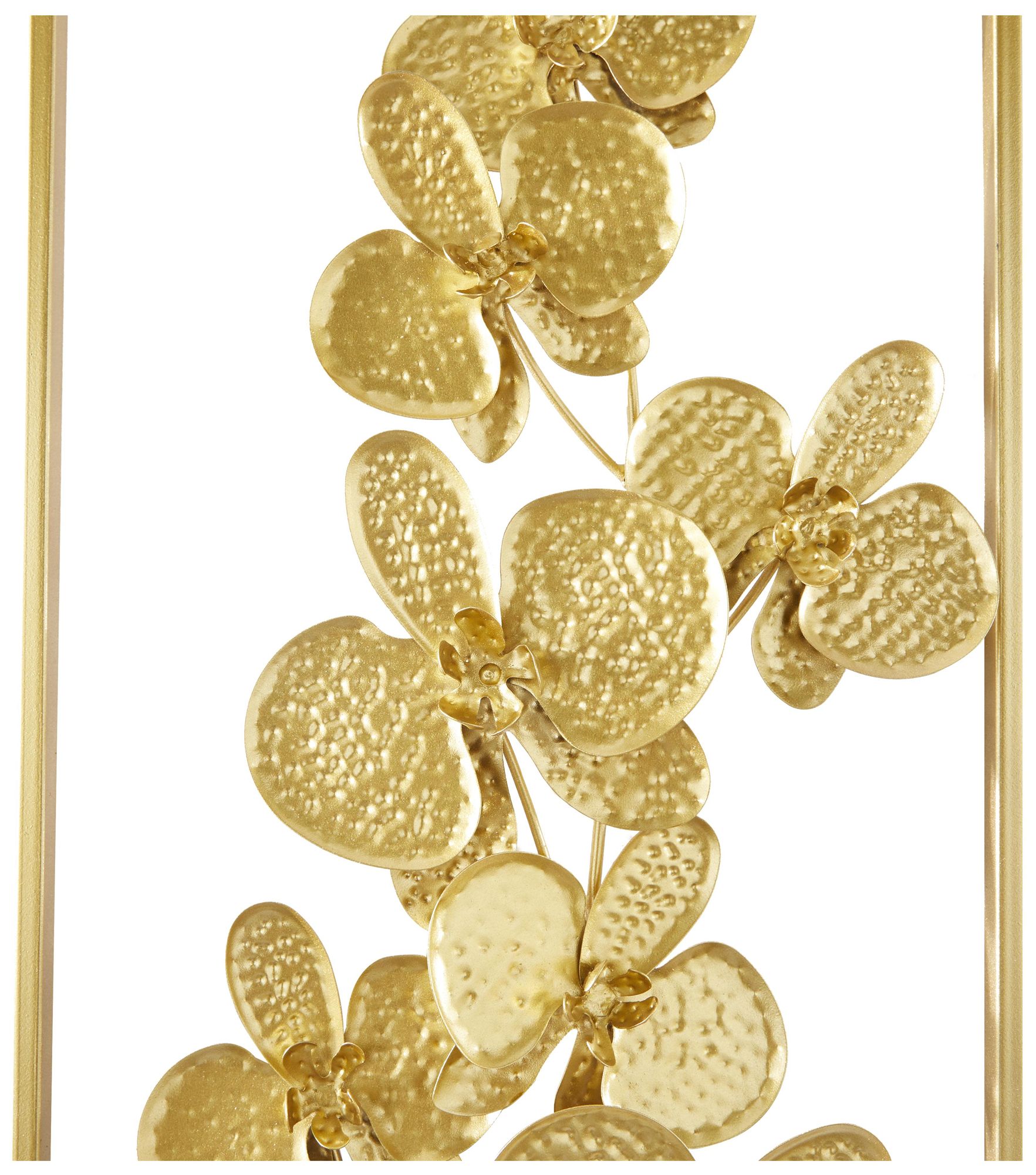 Image 3 Gold Metal Glam Wall Decor, S/2 14"W, 36"H more views