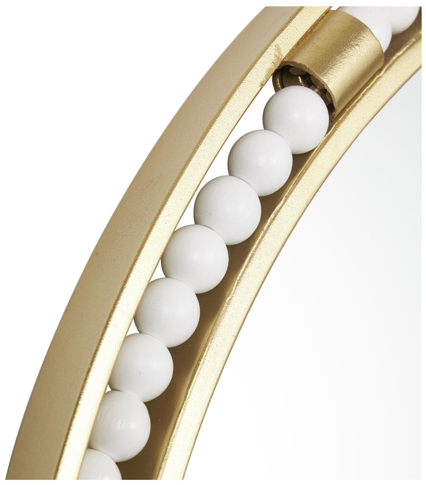 Image 3 Gold Metal Glam Wall Mirror, 26" x 1" x 26" more views