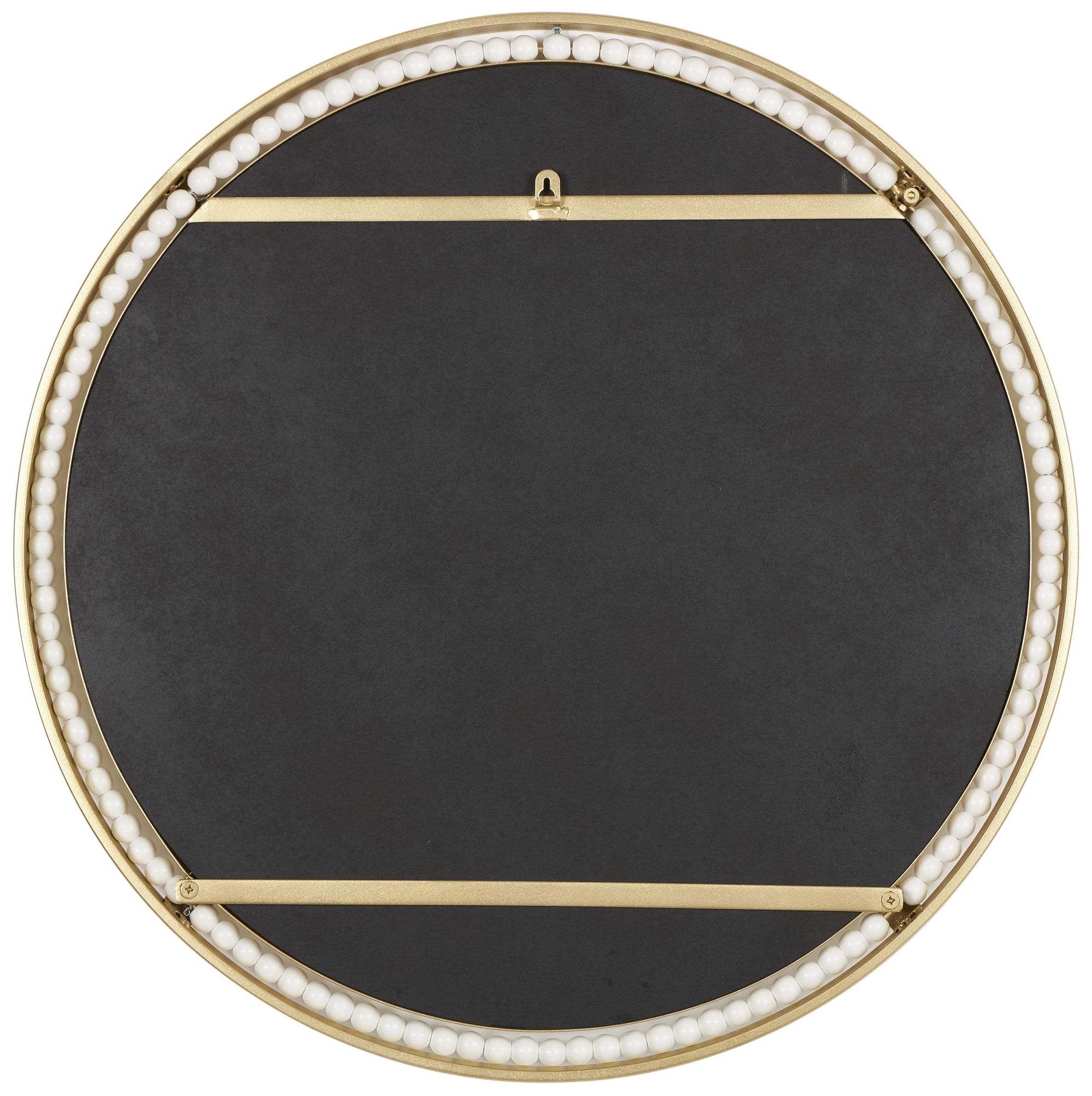 Image 4 Gold Metal Glam Wall Mirror, 26" x 1" x 26" more views