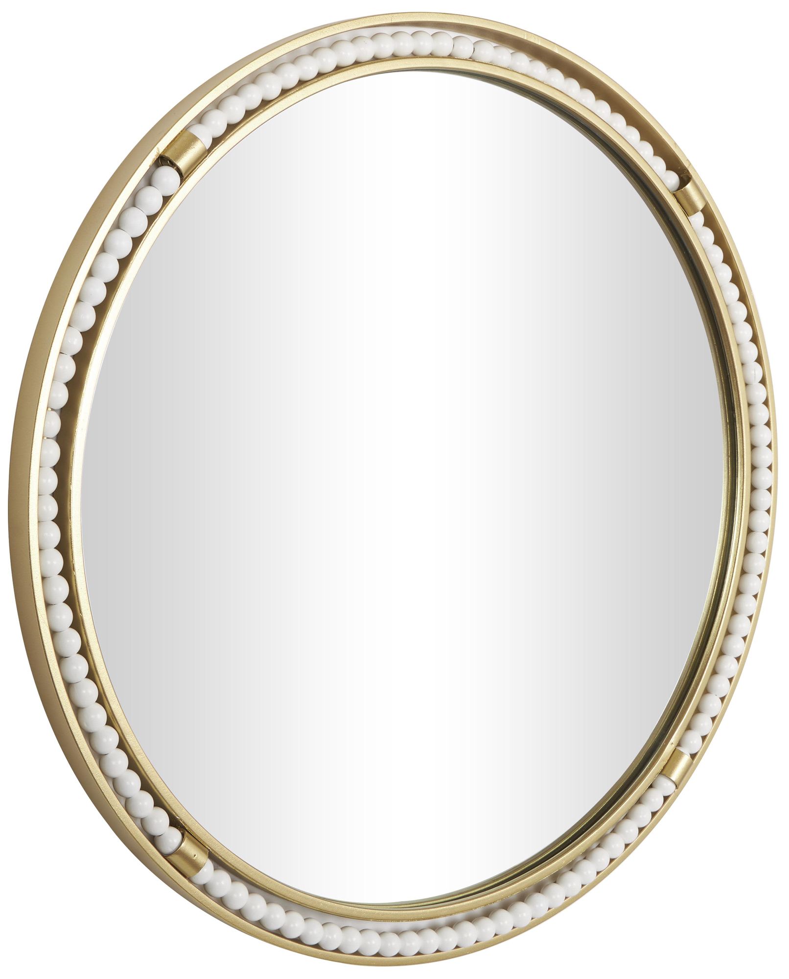 Image 5 Gold Metal Glam Wall Mirror, 26" x 1" x 26" more views