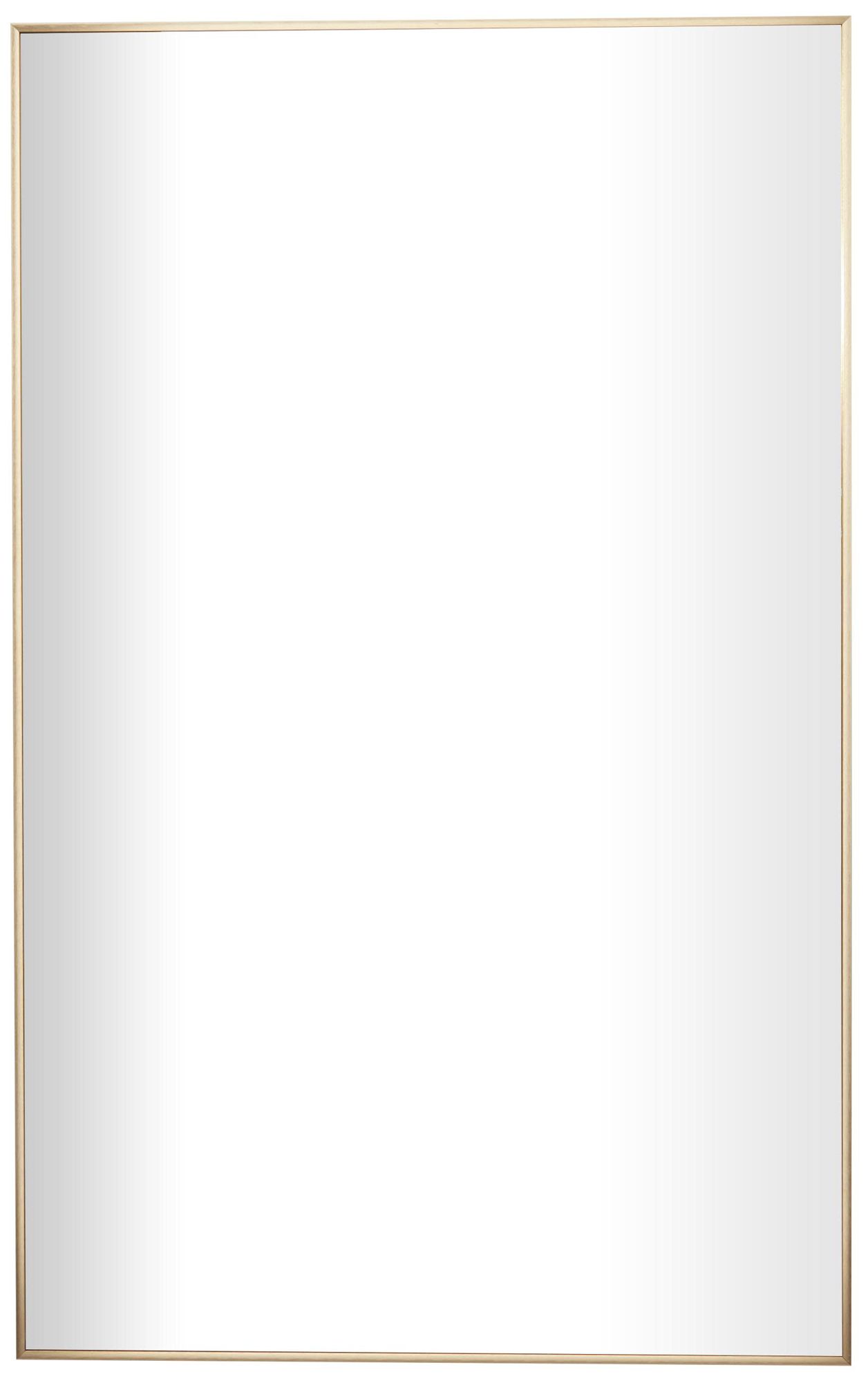 Image 2 Gold Metal Glam Wall Mirror, 30" x 1" x 47"