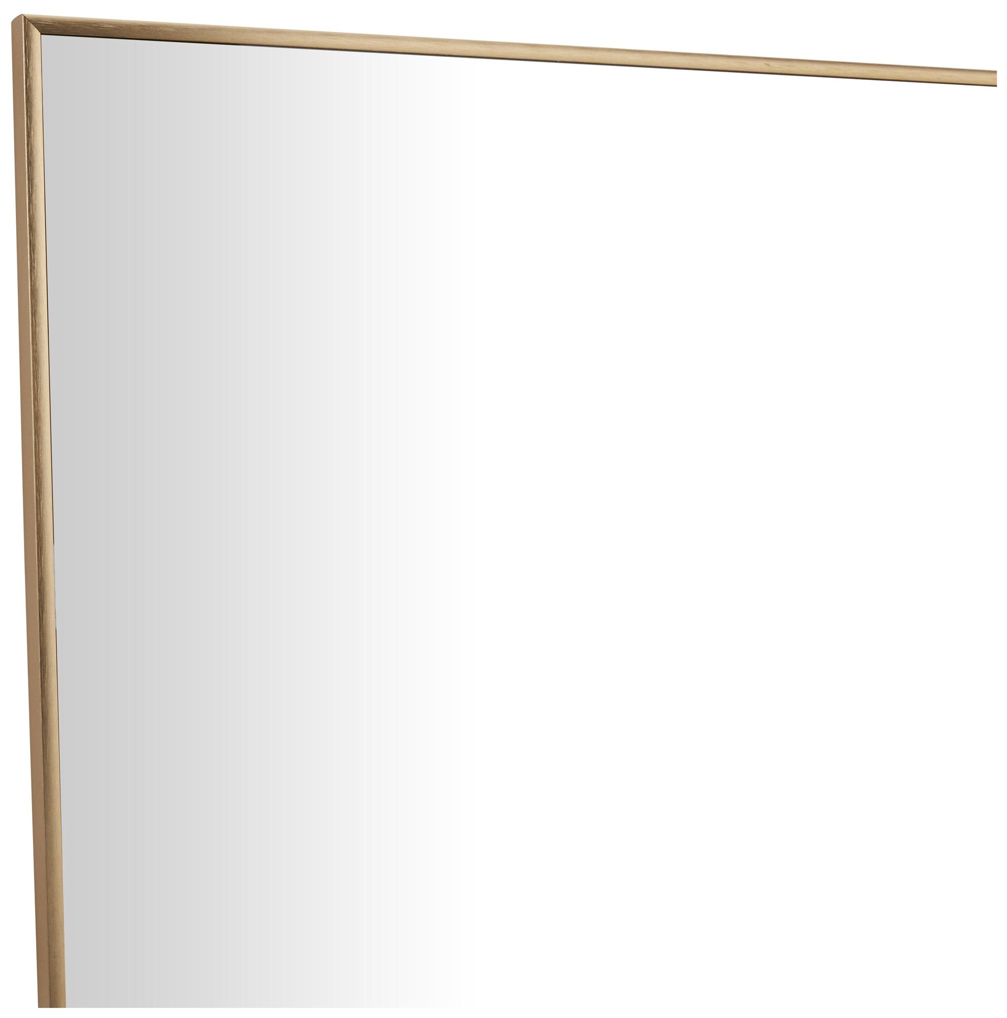 Image 3 Gold Metal Glam Wall Mirror, 30" x 1" x 47" more views