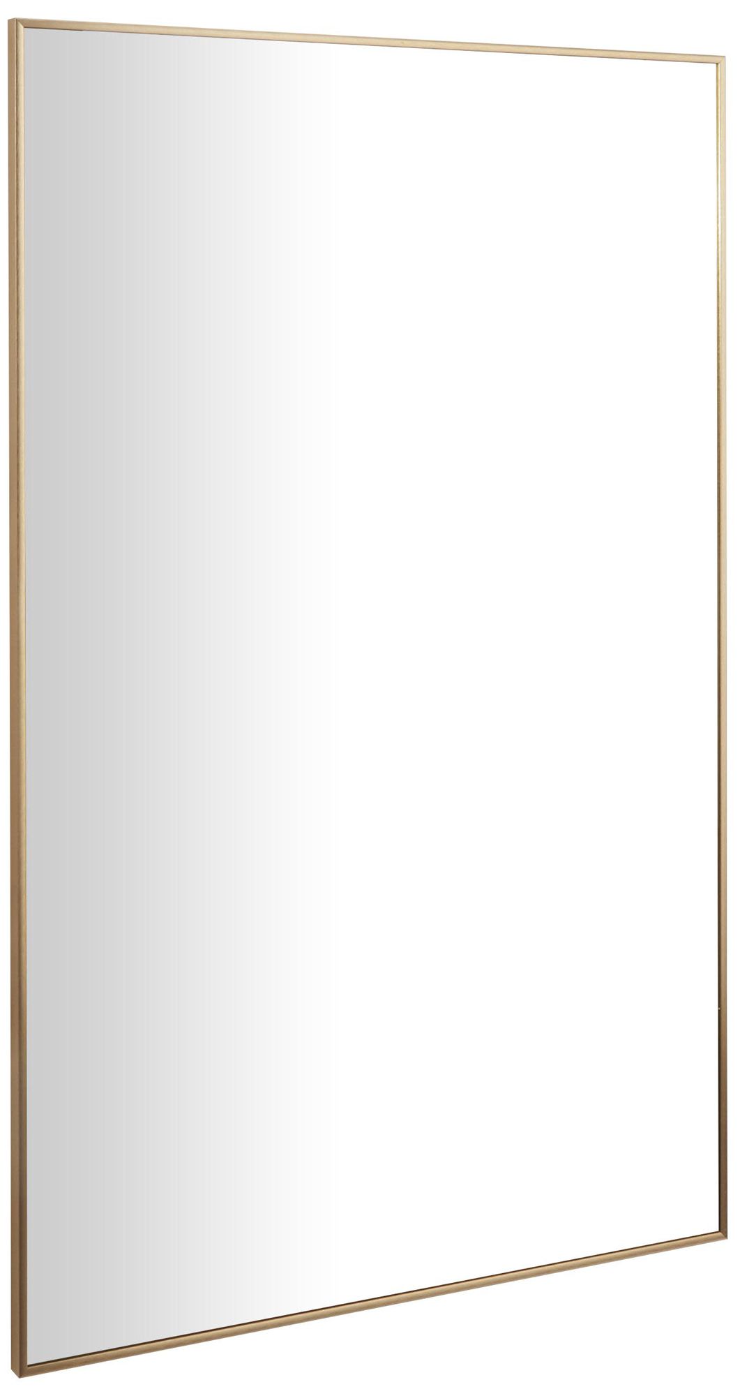 Image 5 Gold Metal Glam Wall Mirror, 30" x 1" x 47" more views