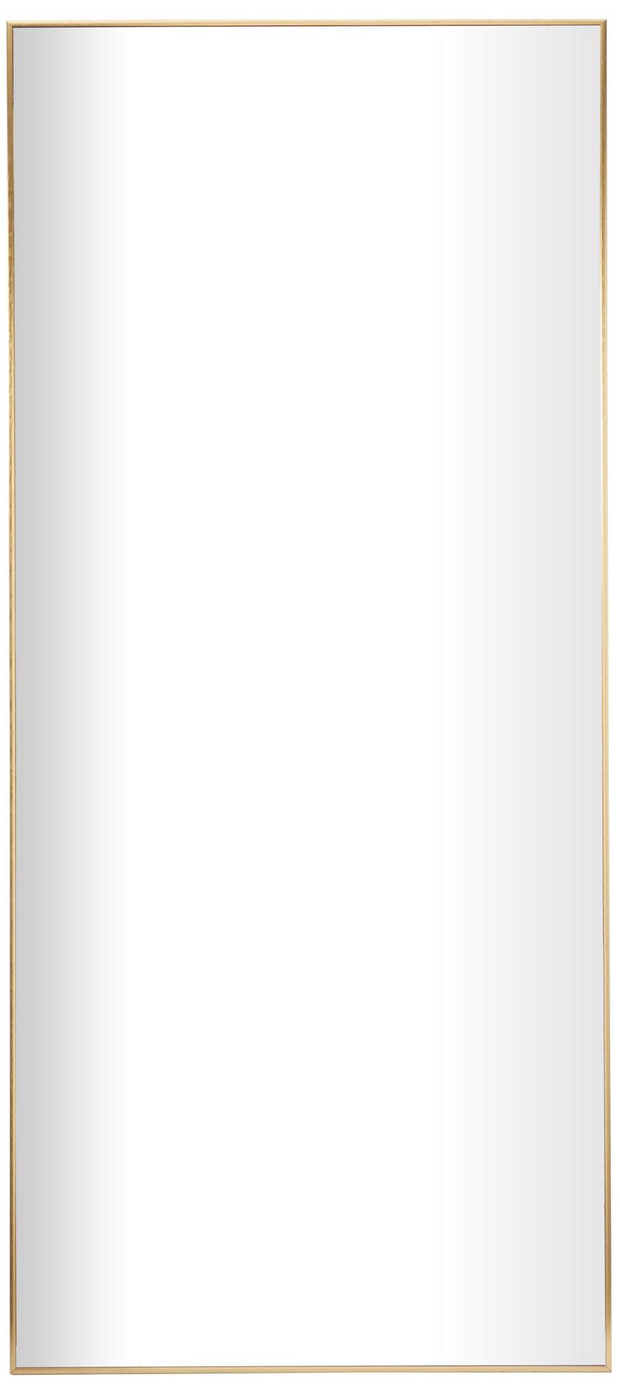 Image 2 Gold Metal Glam Wall Mirror, 32" x 1" x 71"