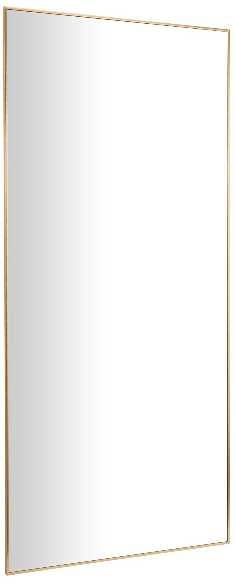 Image 5 Gold Metal Glam Wall Mirror, 32" x 1" x 71" more views