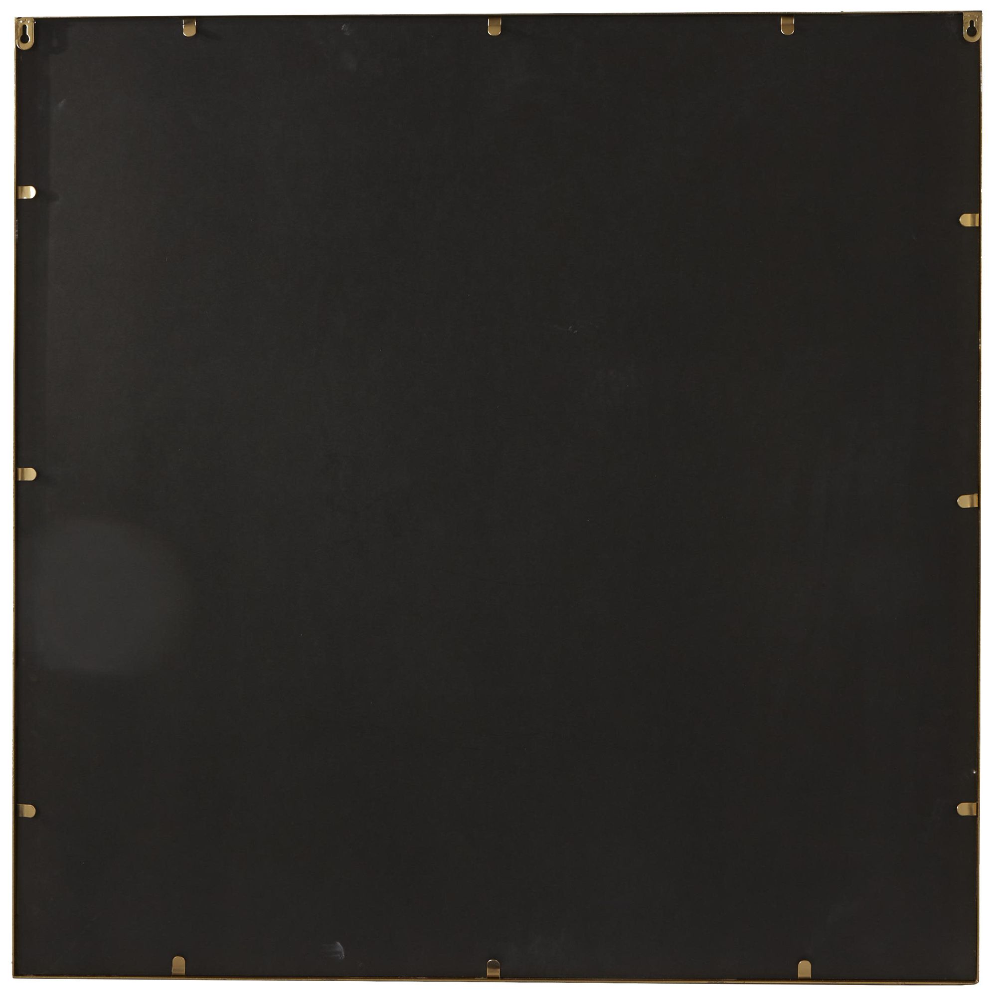 Image 4 Gold Metal Glam Wall Mirror, 36" x 1" x 36" more views