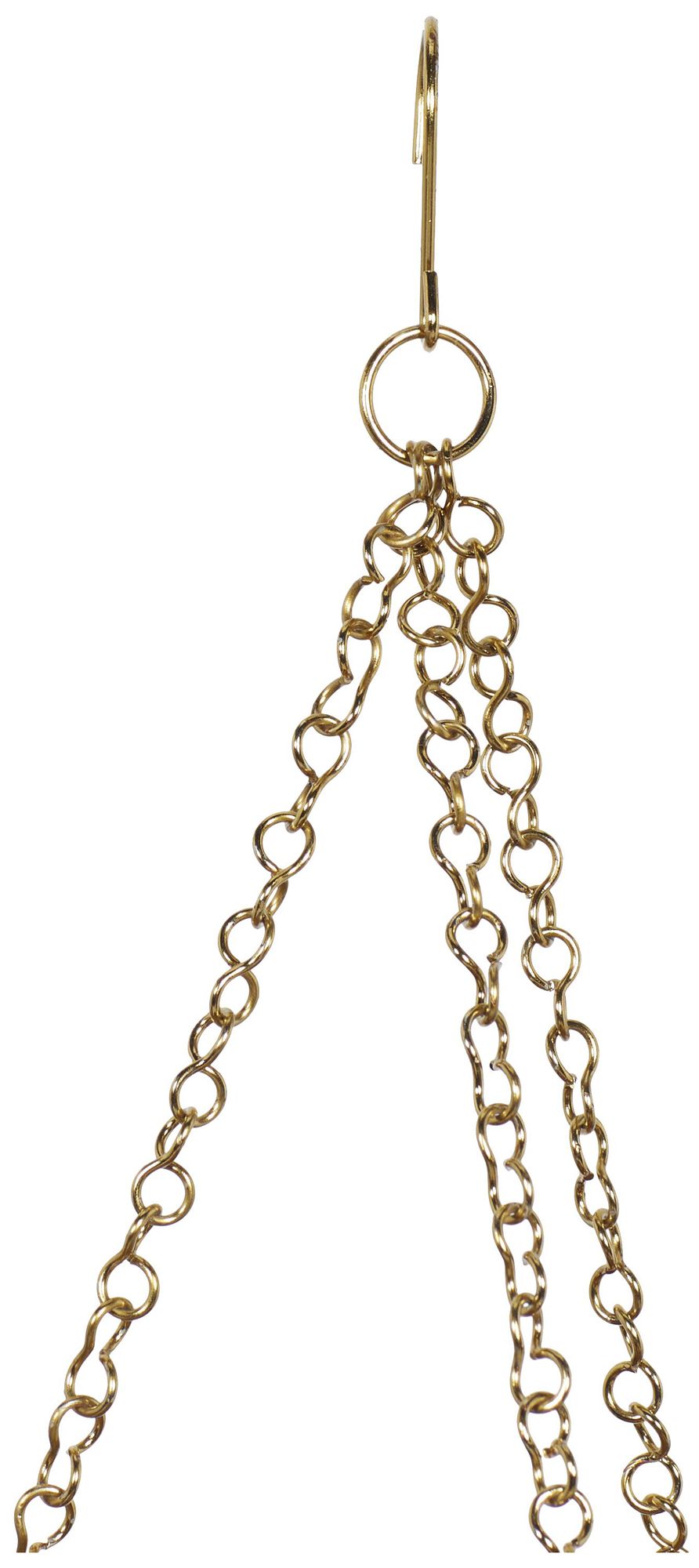 Image 3 Gold Metal Glam Wall Planter, S/2 5", 6"H more views