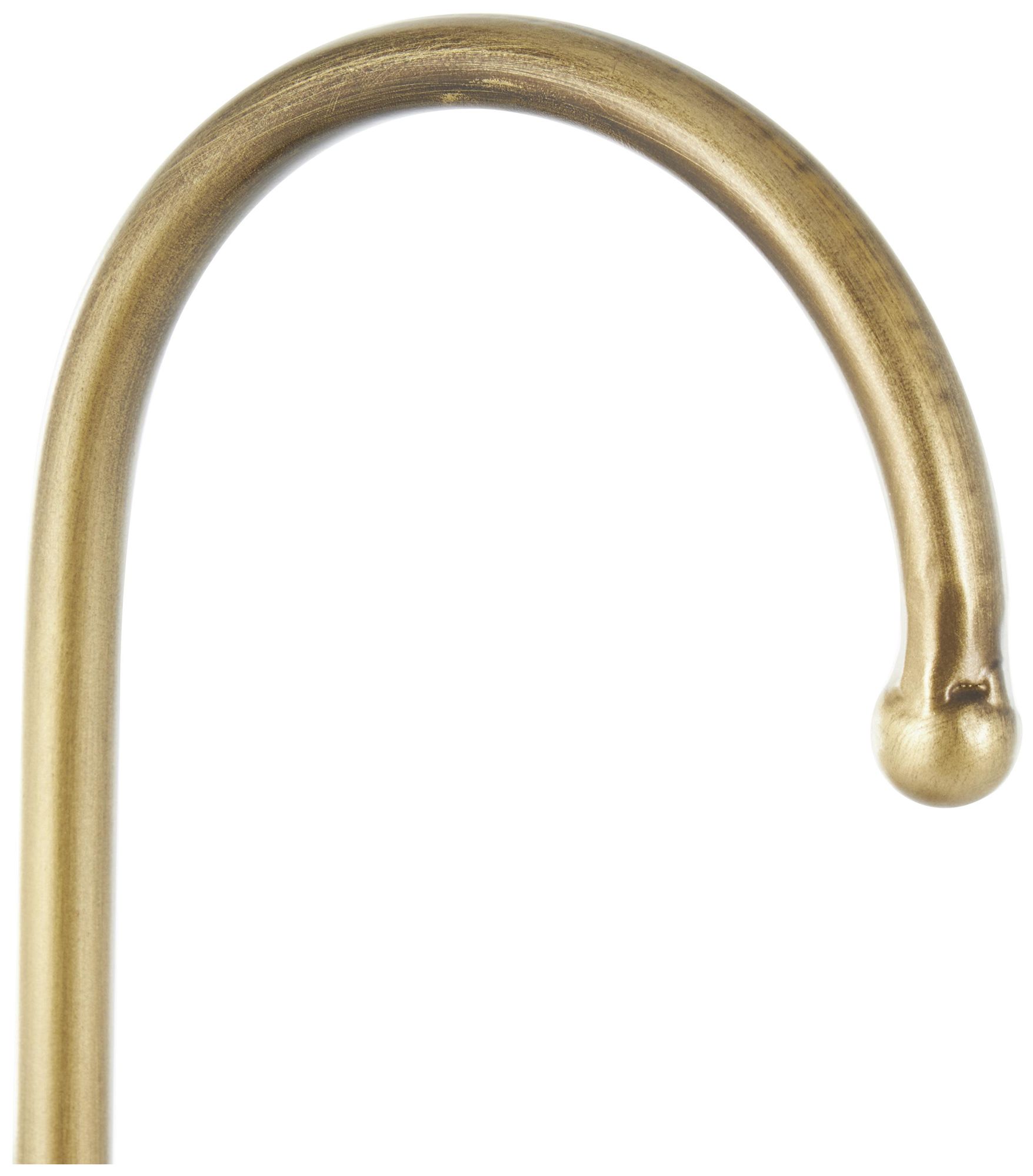 Image 4 Gold Metal Industrial Umbrella Stand, 13" x 8" x 27" more views