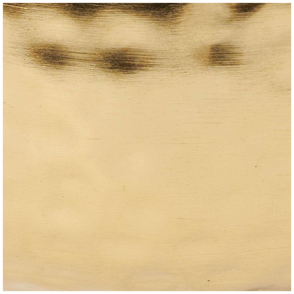 Image 7 Gold Metal Modern Candle, 7" x 7" x 4" more views