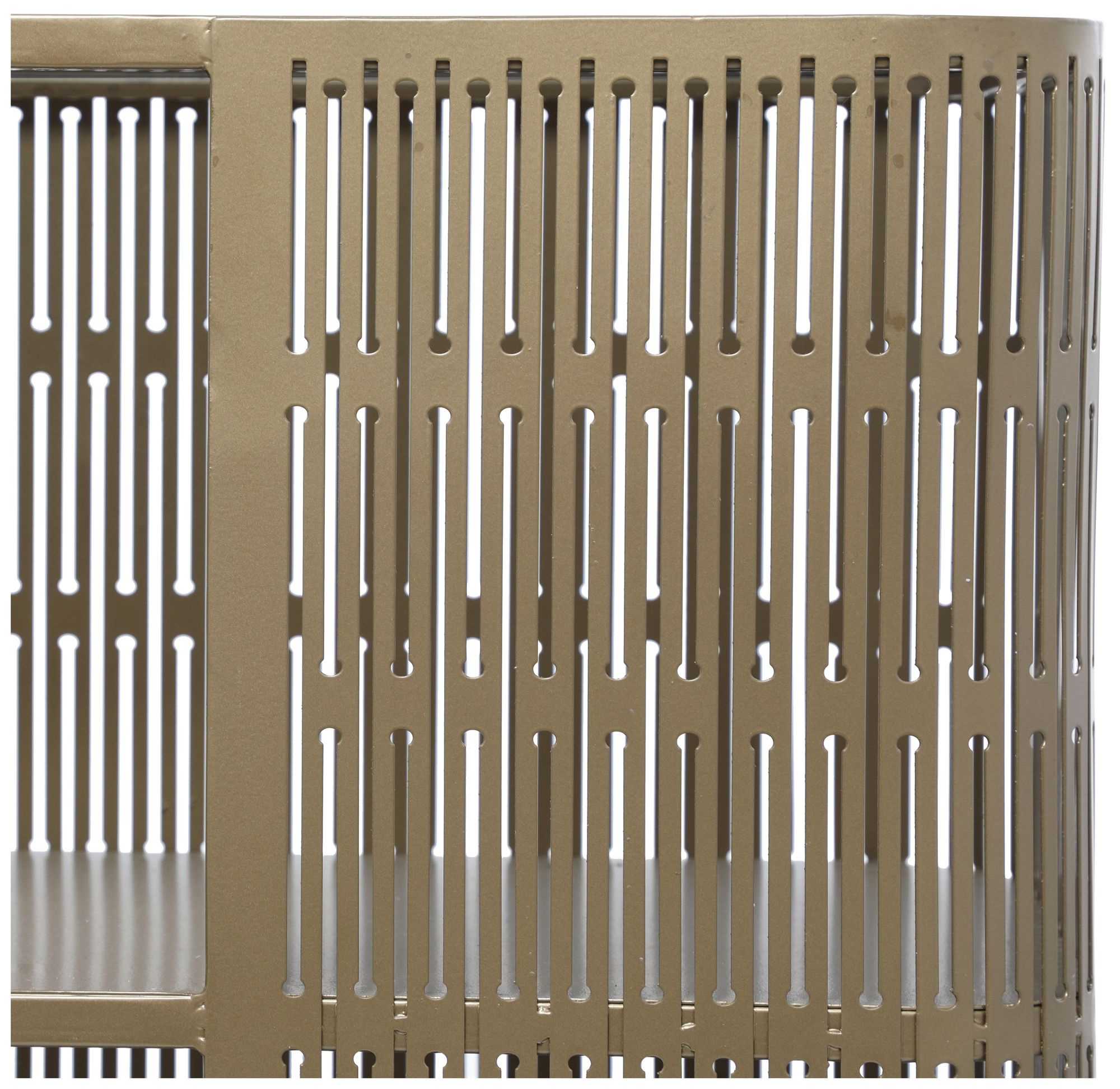 Image 3 Gold Metal Modern Console Table, 47" x 13" x 30" more views