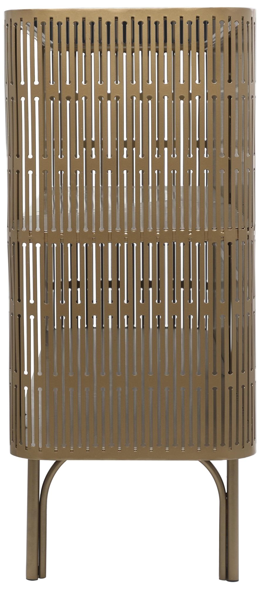 Image 5 Gold Metal Modern Console Table, 47" x 13" x 30" more views