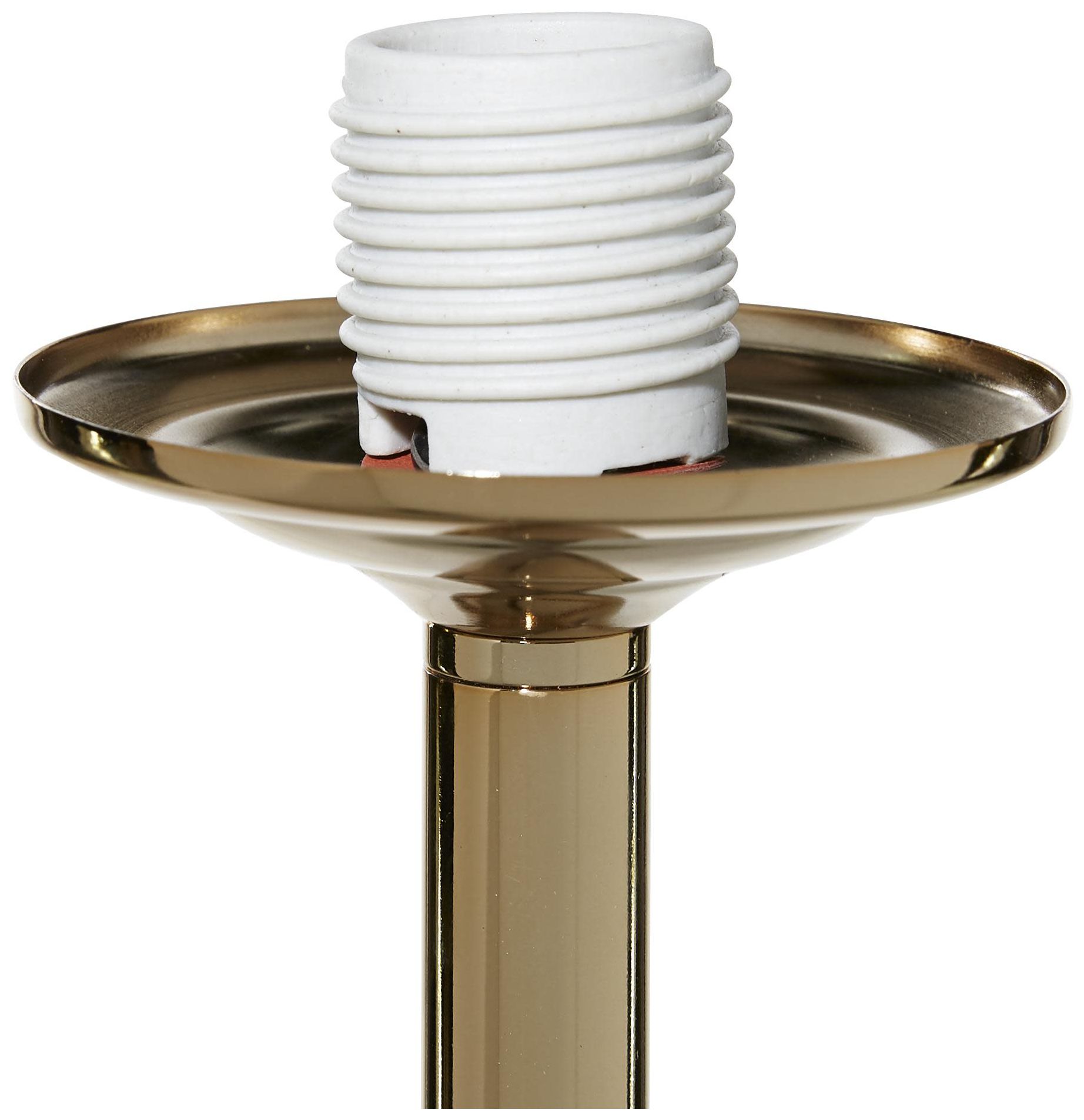 Image 2 Gold Metal Modern Floor Lamp, 12" x 12" x 64" more views