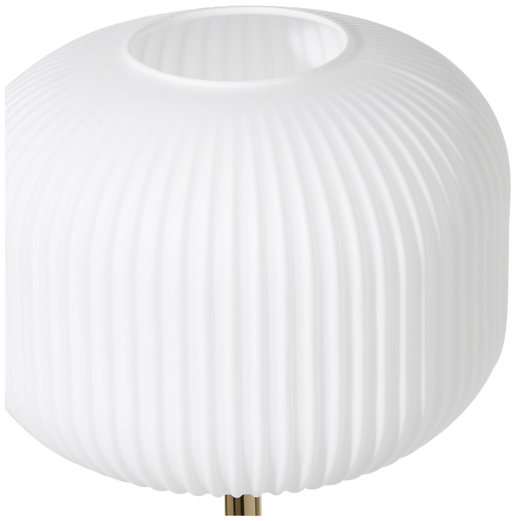 Image 3 Gold Metal Modern Floor Lamp, 12" x 12" x 64" more views