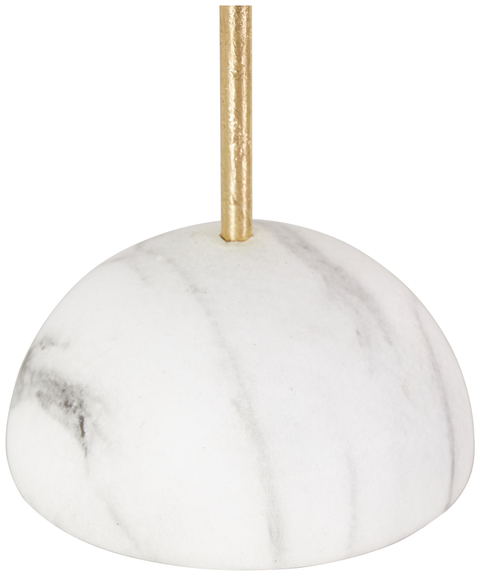 Image 3 Gold Metal Modern Jewelry Stand, 4" x 4" x 13" more views