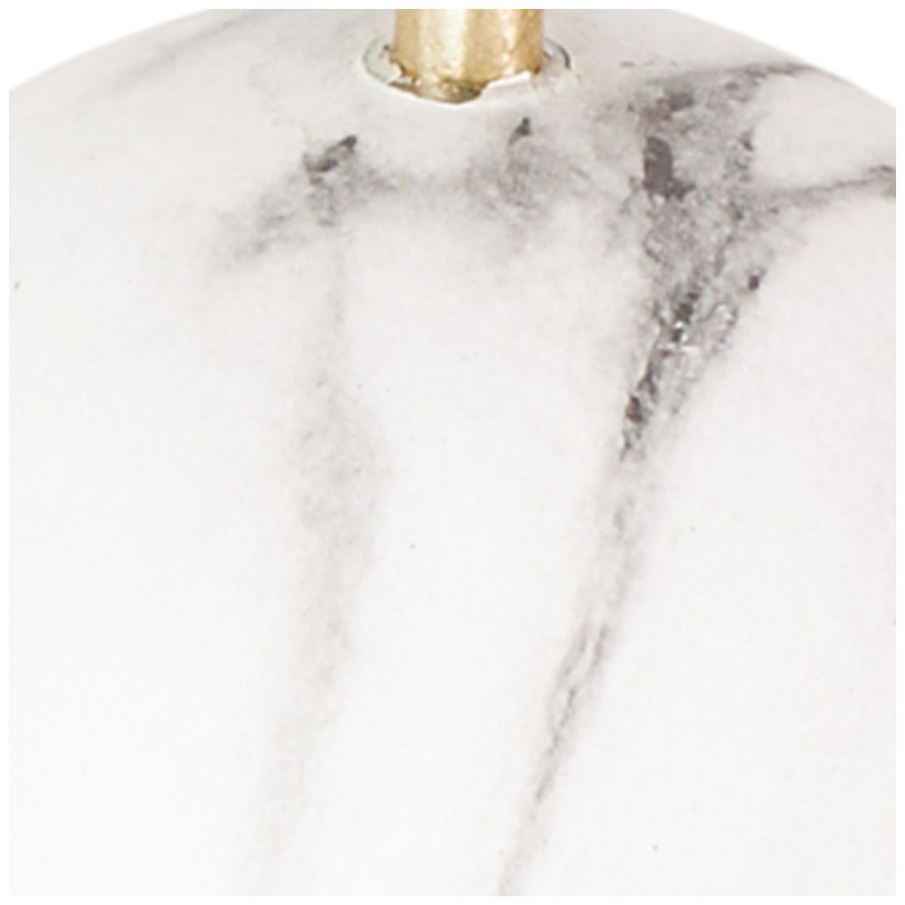 Gold Metal Modern Jewelry Stand, 4" x 4" x 13"