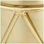 Gold Metal Modern Planter, S/2 7", 7"W
