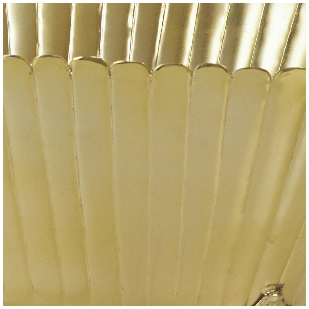 Gold Metal Modern Planter, S/2 8", 9"H