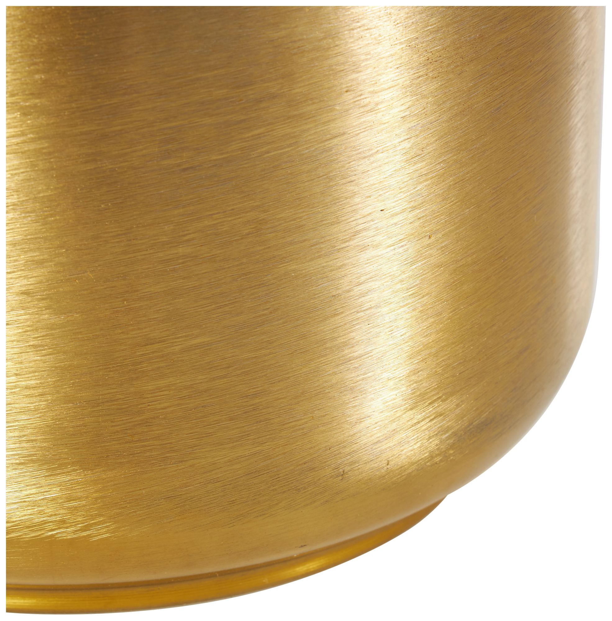 Image 3 Gold Metal Modern Planter, S/3 9", 7", 6"H more views