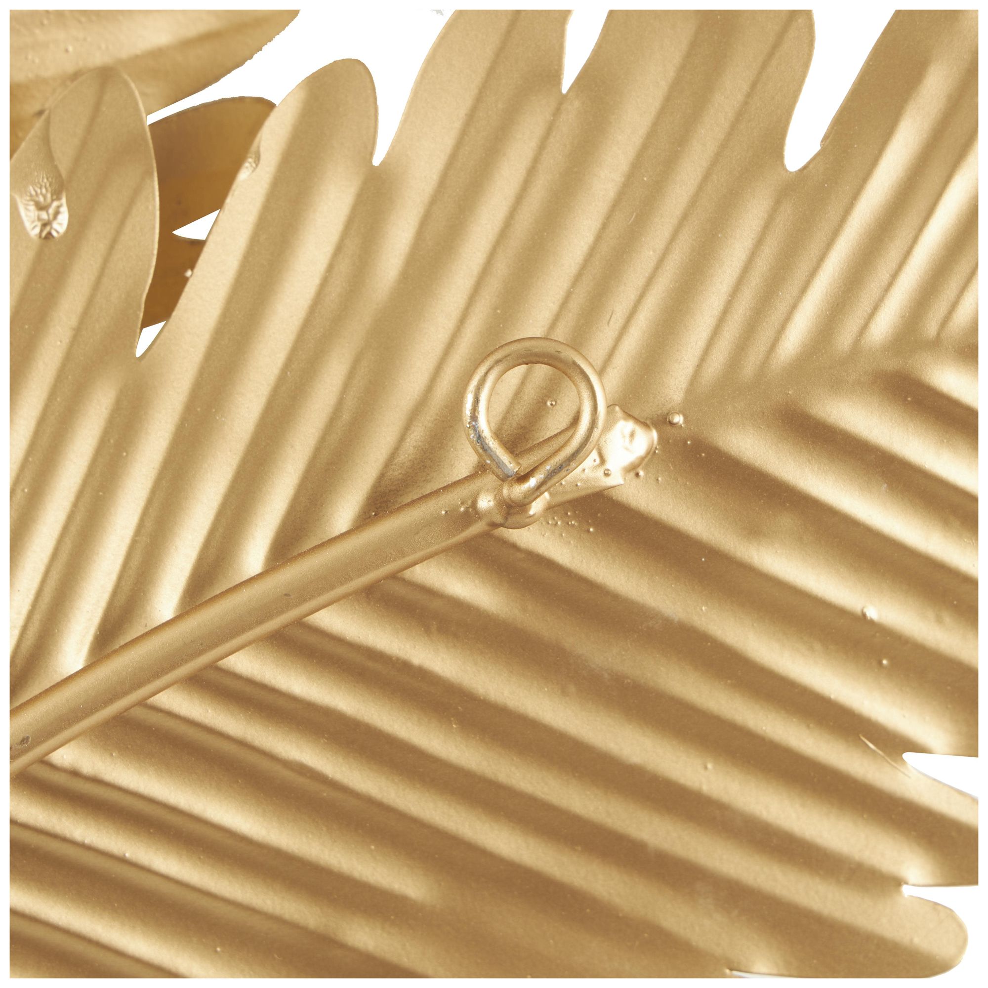 Thumbnail3 of Gold Metal Modern Wall Decor, 39" x 3" x 44" more views
