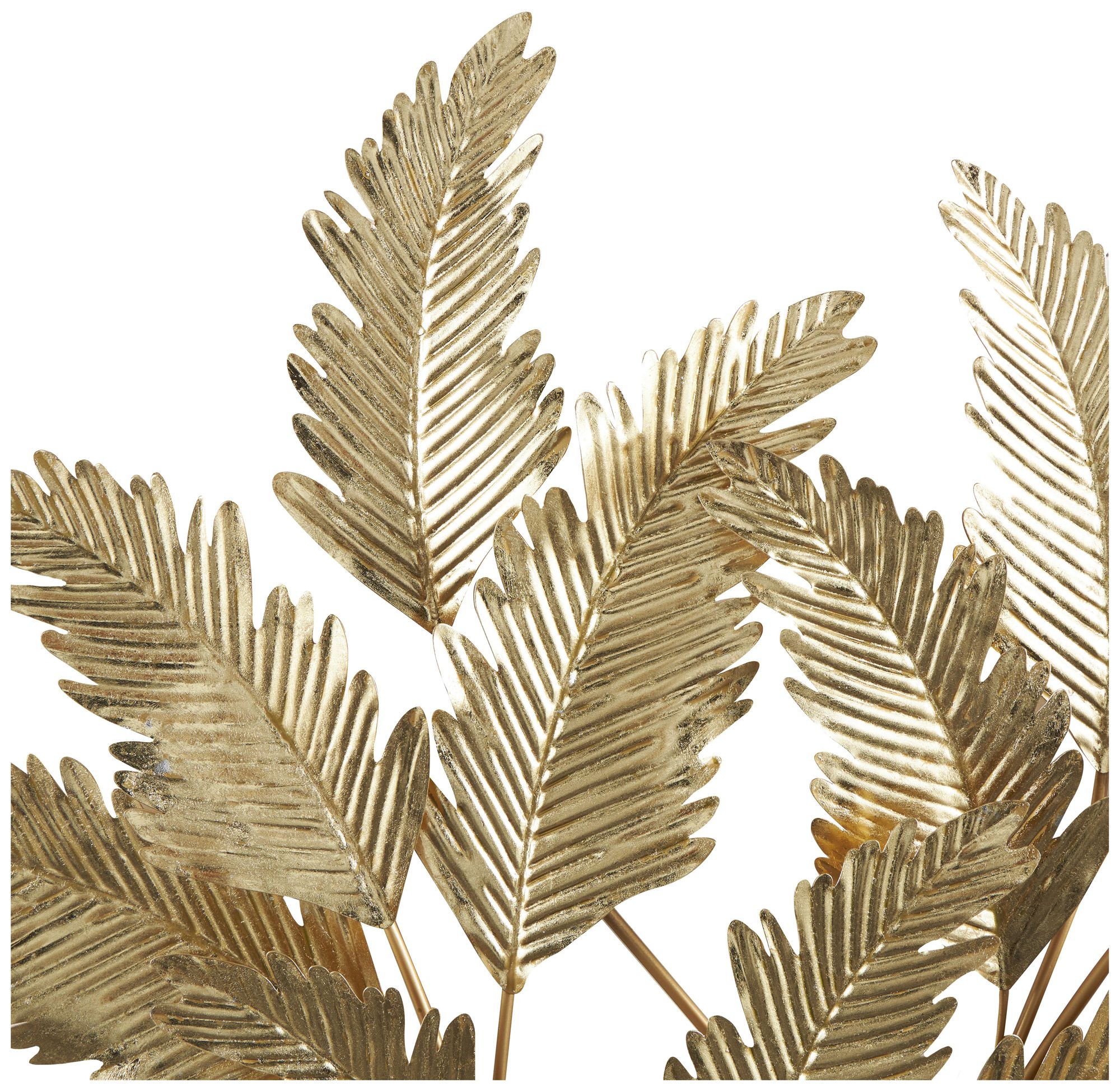 Thumbnail4 of Gold Metal Modern Wall Decor, 39" x 3" x 44" more views