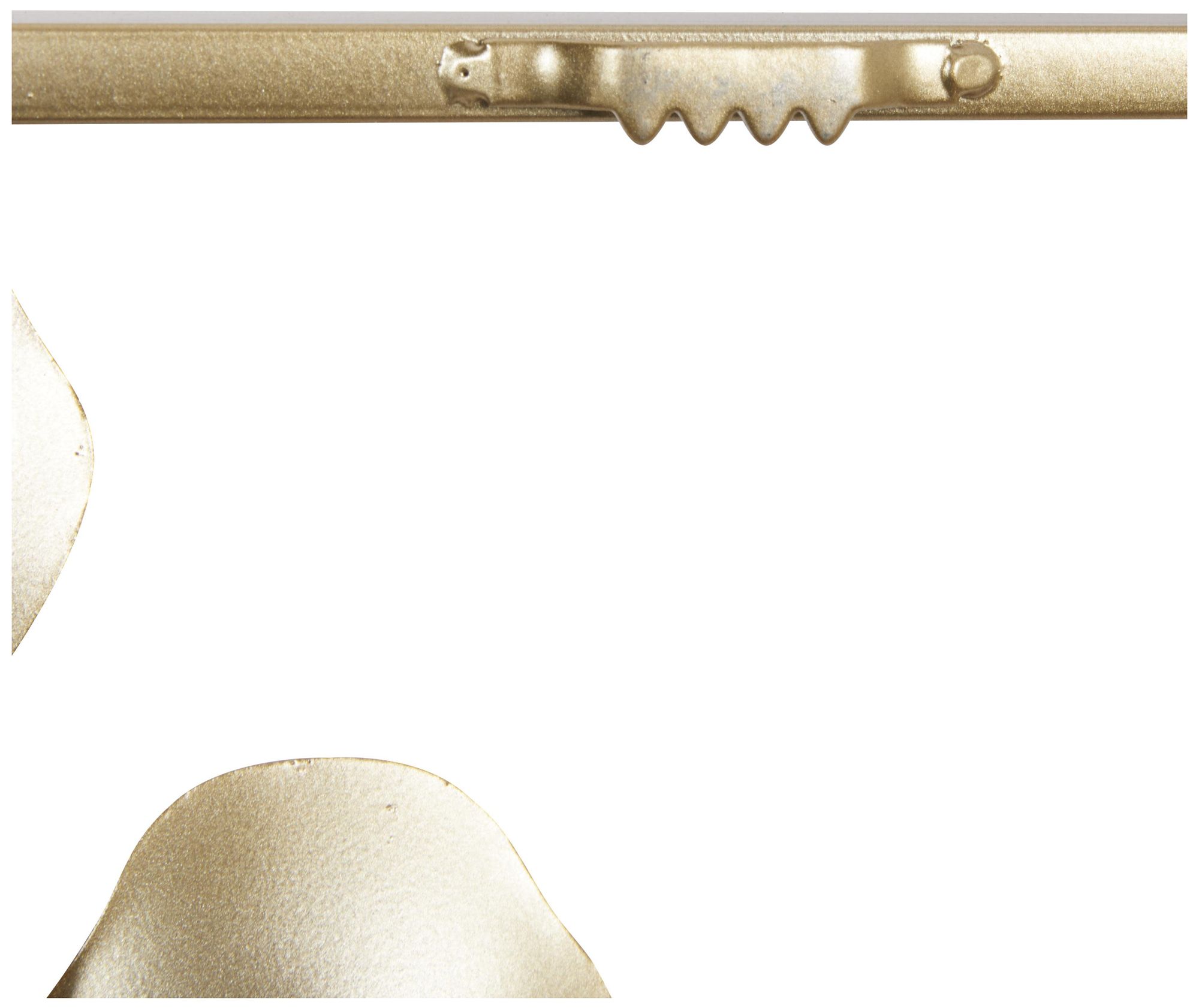 Image 5 Gold Metal Modern Wall Decor, 40" x 2" x 26" more views