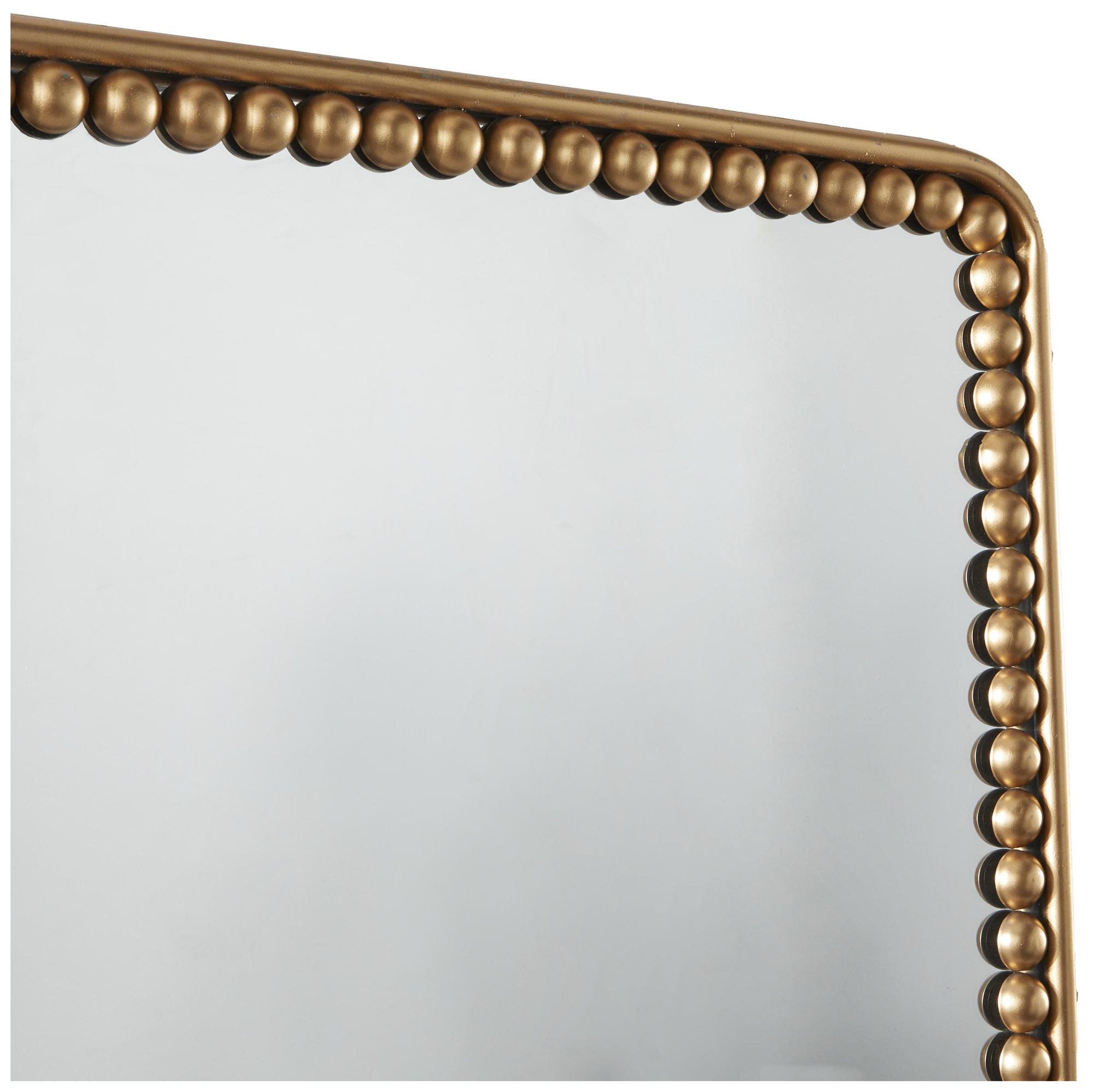 Thumbnail3 of Gold Metal Modern Wall Mirror, 24" x 2" x 36" more views