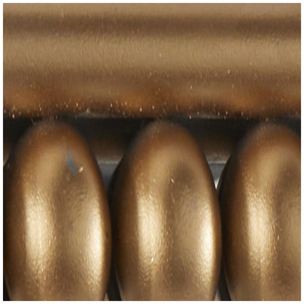 Gold Metal Modern Wall Mirror, 24" x 2" x 36"