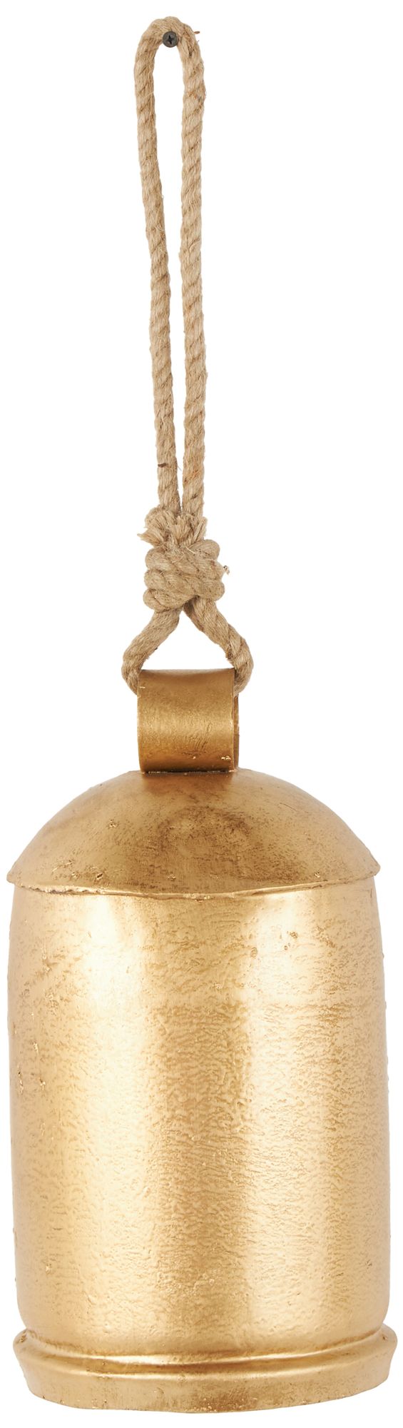 Image 2 Gold Metal Rustic Decorative Bell, 7" x 7" x 14"