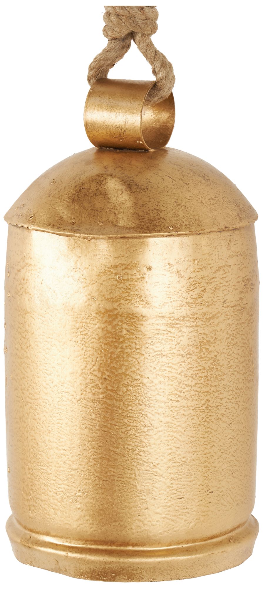 Image 3 Gold Metal Rustic Decorative Bell, 7" x 7" x 14" more views