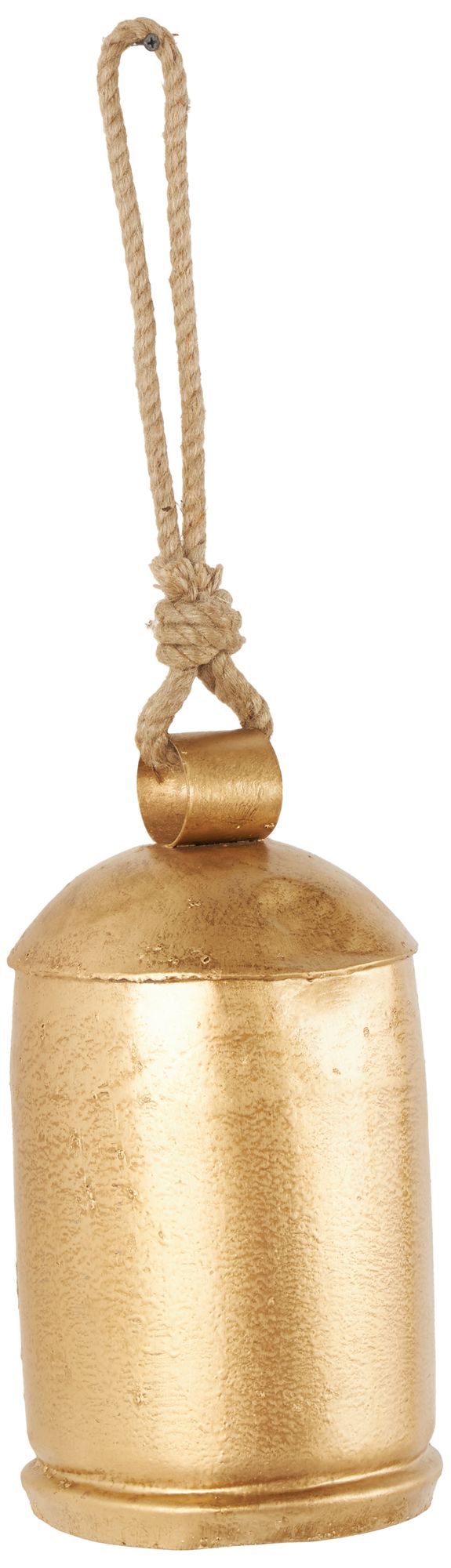 Image 6 Gold Metal Rustic Decorative Bell, 7" x 7" x 14" more views