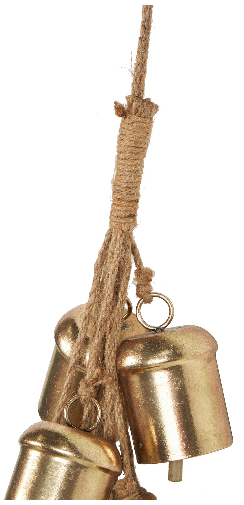 Image 3 Gold Metal Traditional Decorative Bells, 9" x 9" x 25" more views