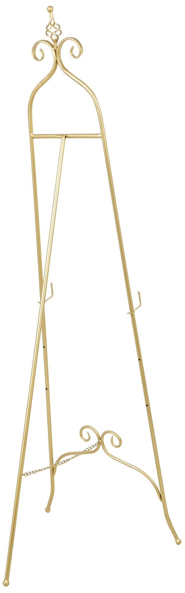 Image 5 Gold Metal Traditional Easel, 21" x 21" x 63" more views