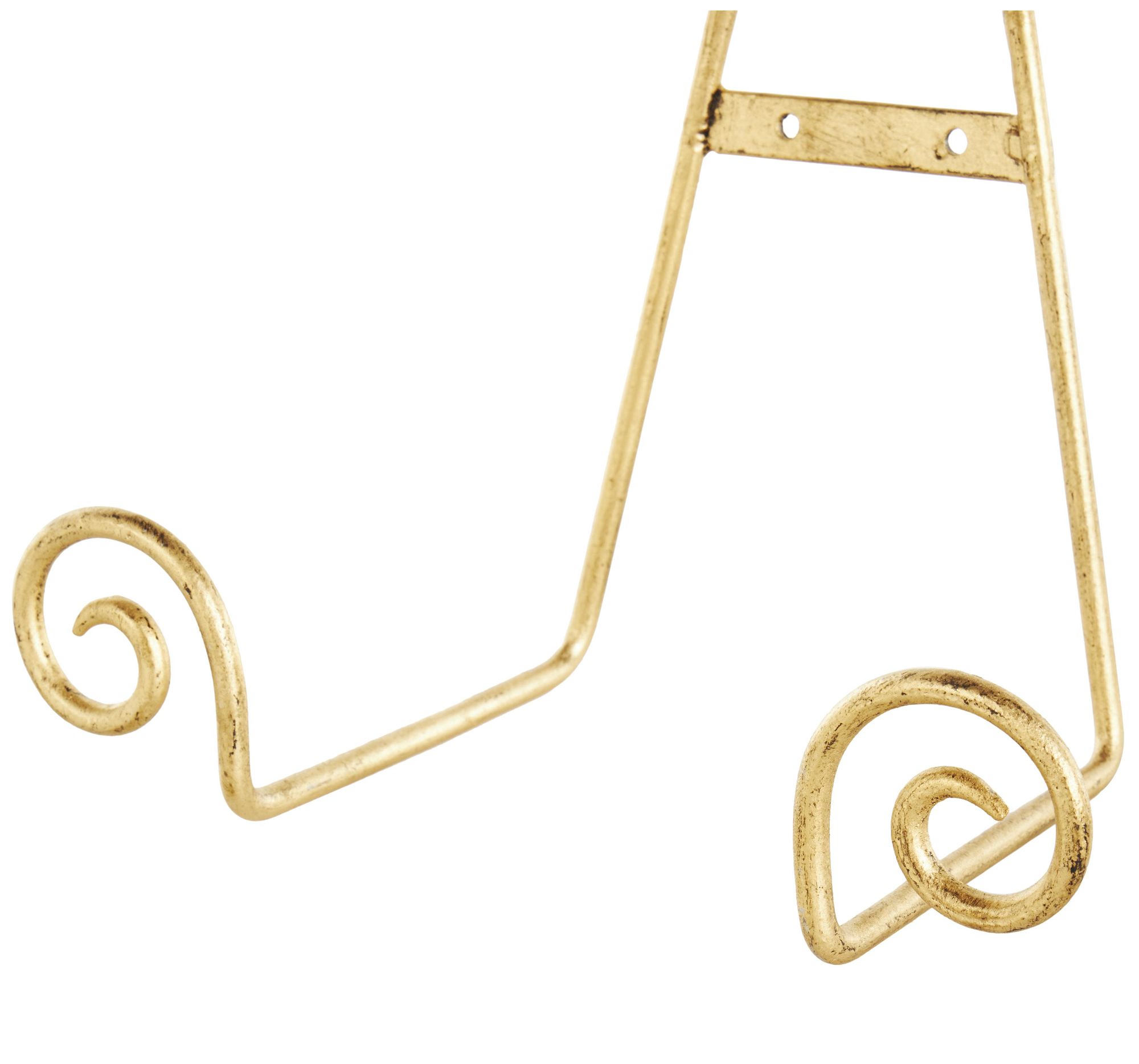 Image 4 Gold Metal Traditional Easel, S/3 10", 8", 6"H more views