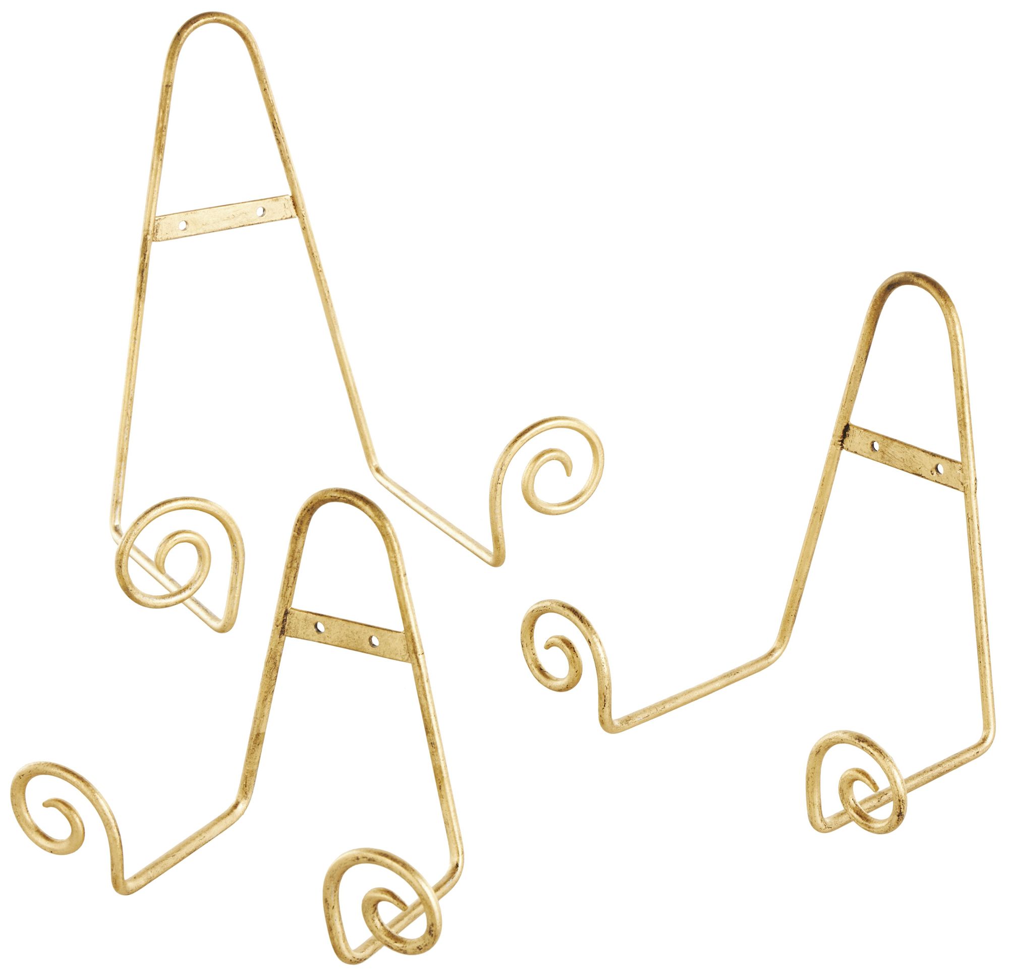 Image 6 Gold Metal Traditional Easel, S/3 10", 8", 6"H more views