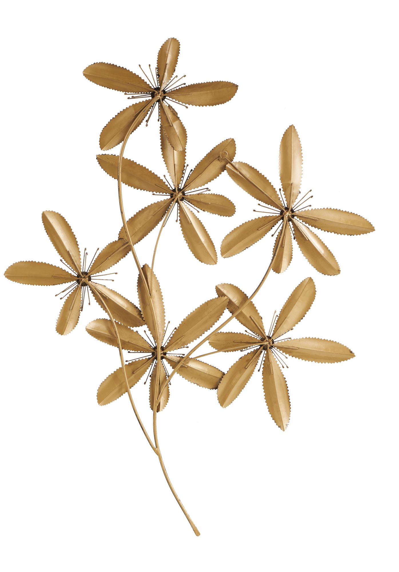 Image 5 Gold Metal Traditional Wall Decor, 28" x 2" x 39" more views