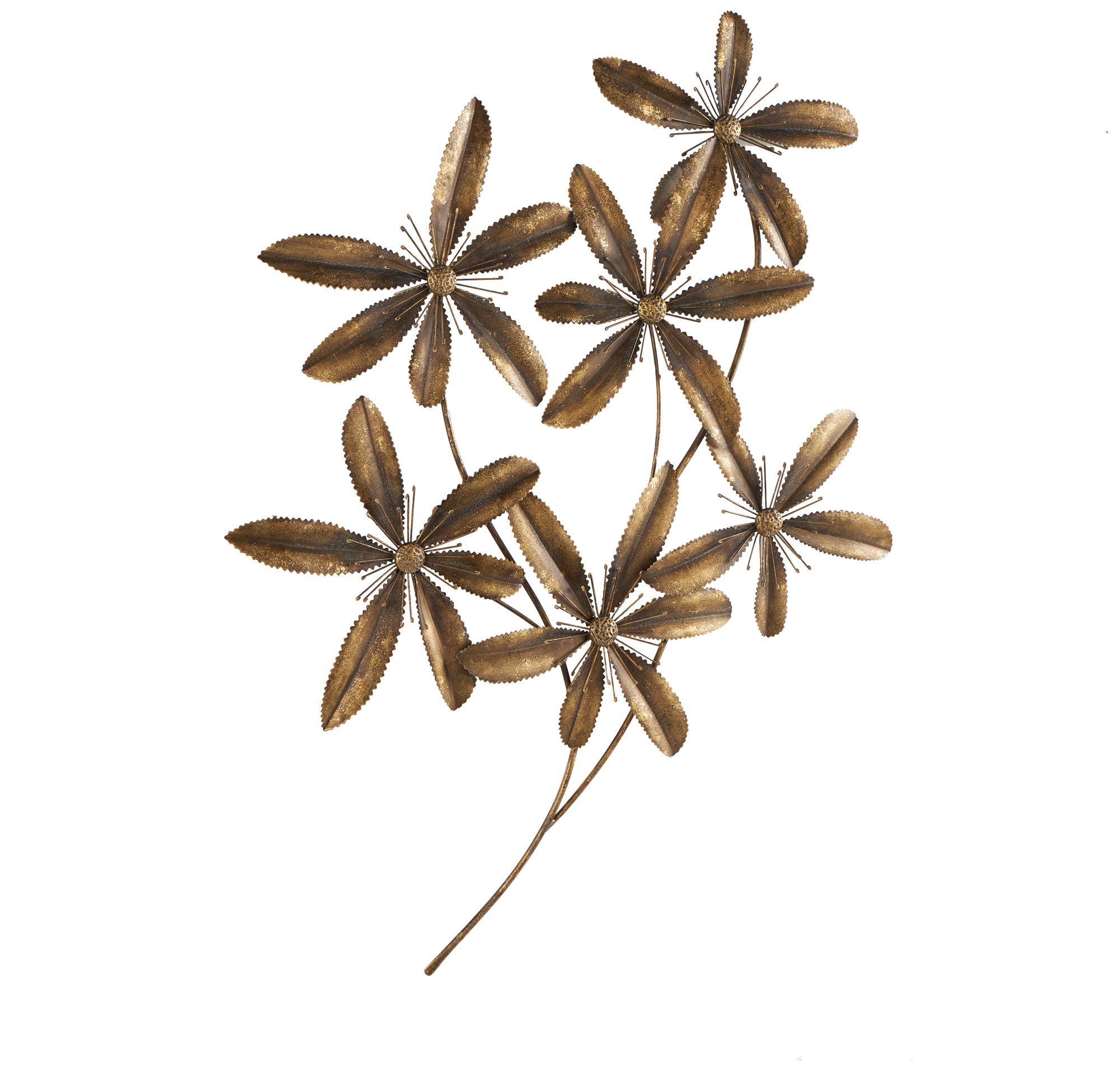 Image 6 Gold Metal Traditional Wall Decor, 28" x 2" x 39" more views