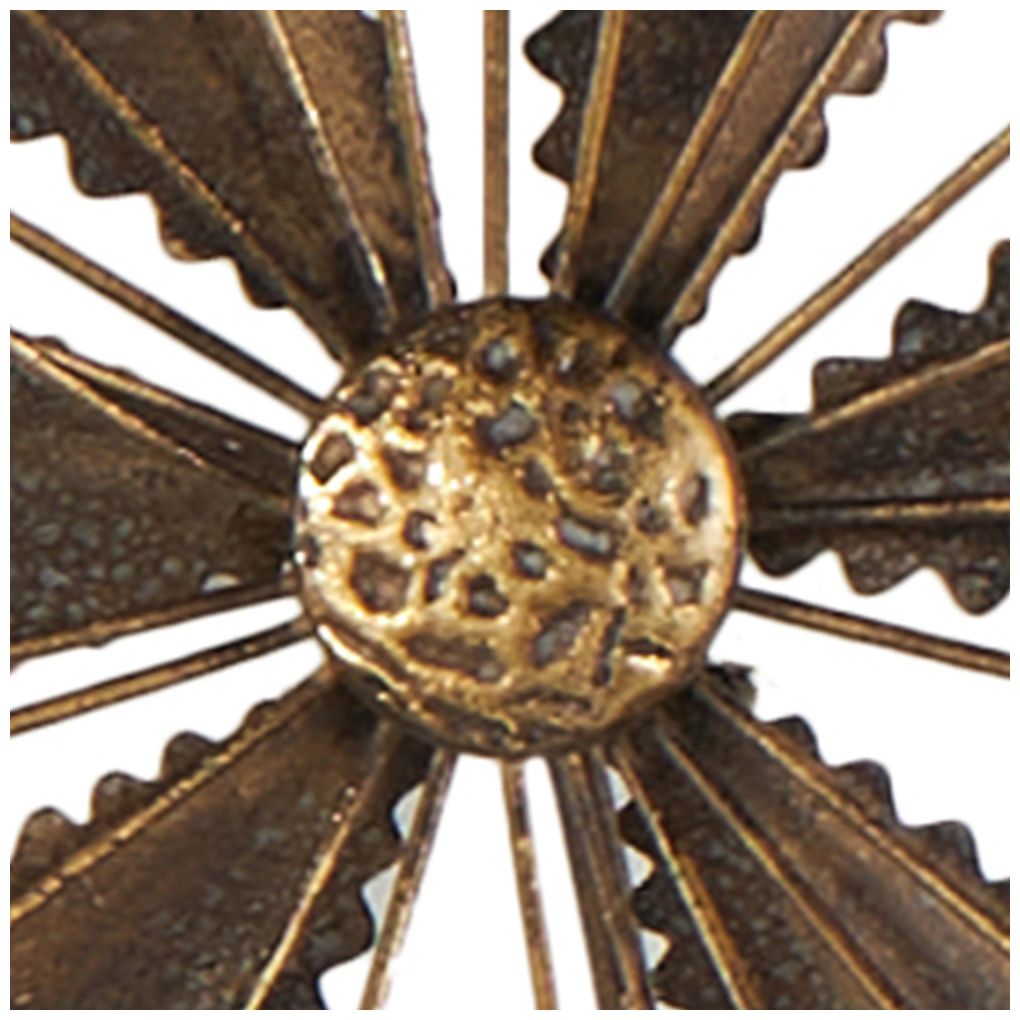 Gold Metal Traditional Wall Decor, 28" x 2" x 39"